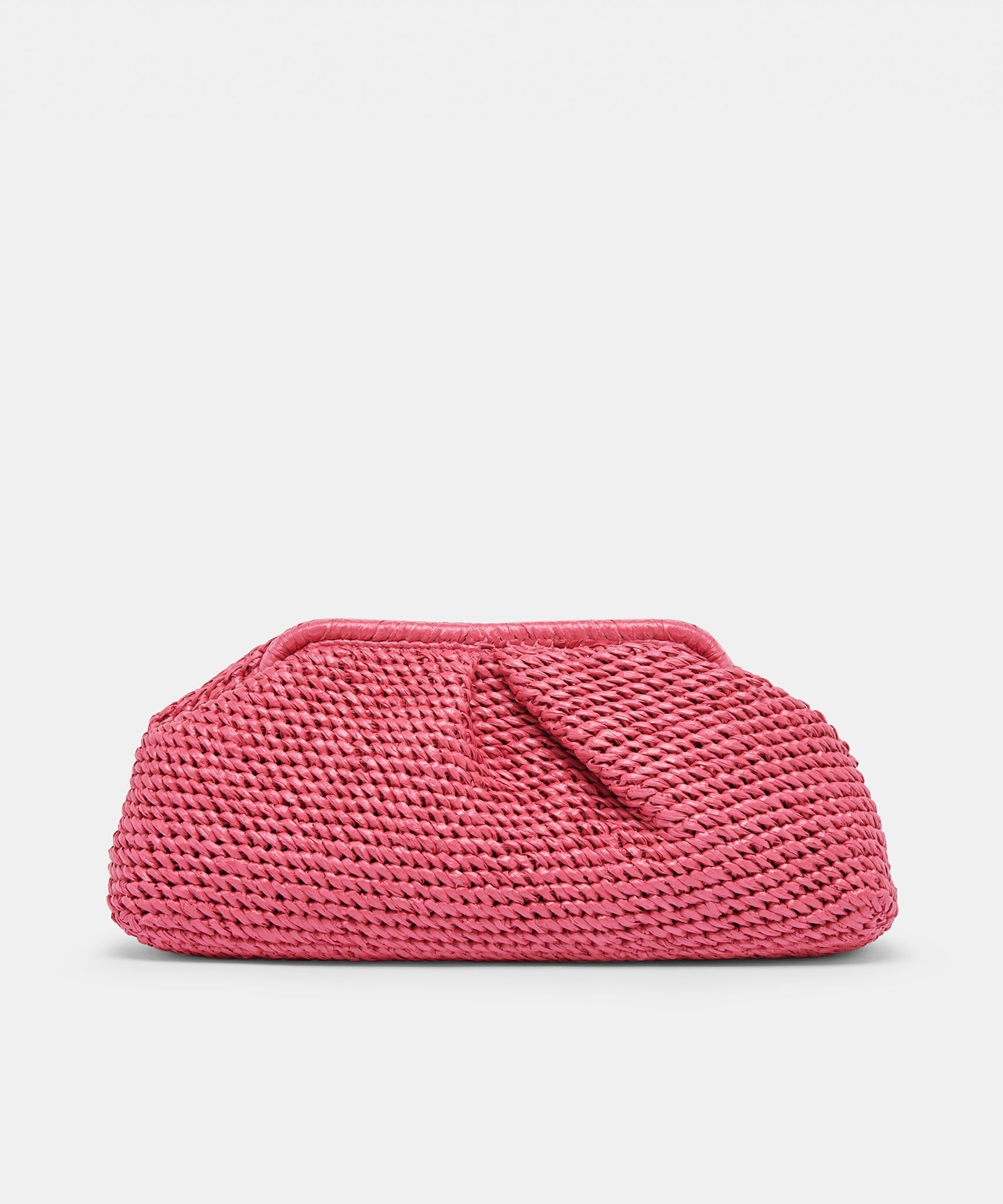 CRISSY Clutch Bag Orchid Raffia | Orchid Clutch Purse
 – Dolce Vita