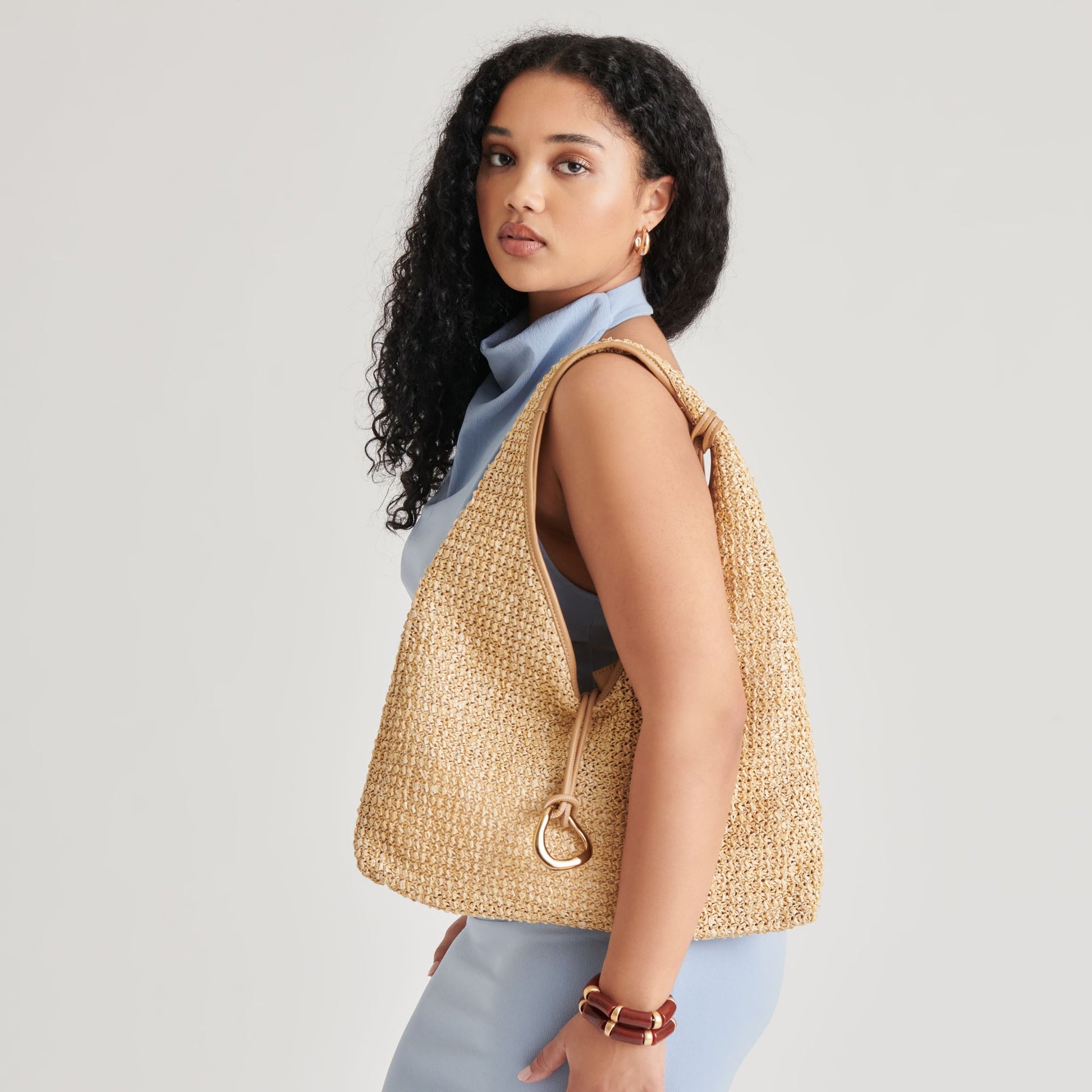 MISSIE TOTE NATURAL RAFFIA
 – Dolce Vita