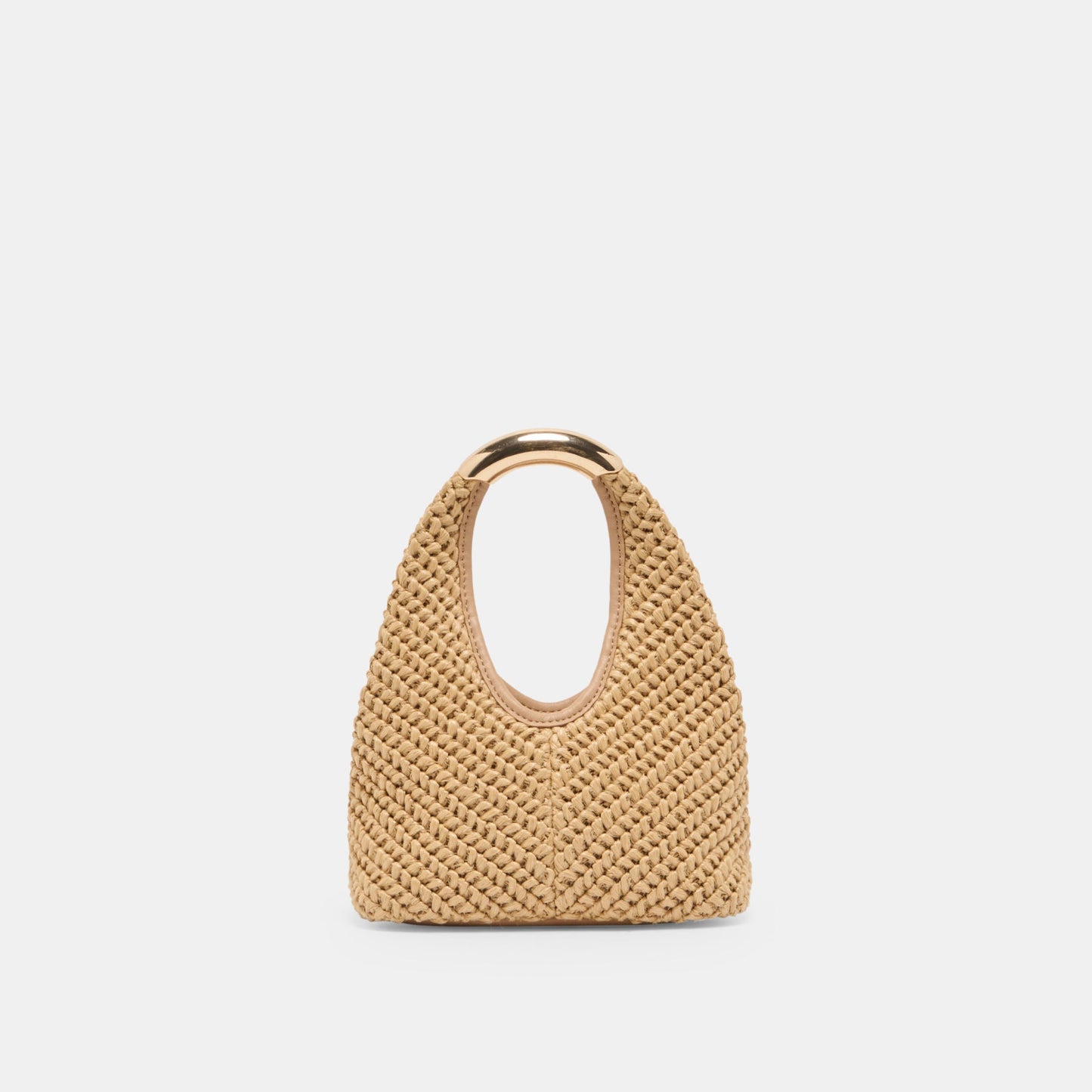EVELISE Natural Raffia Mini Handbag