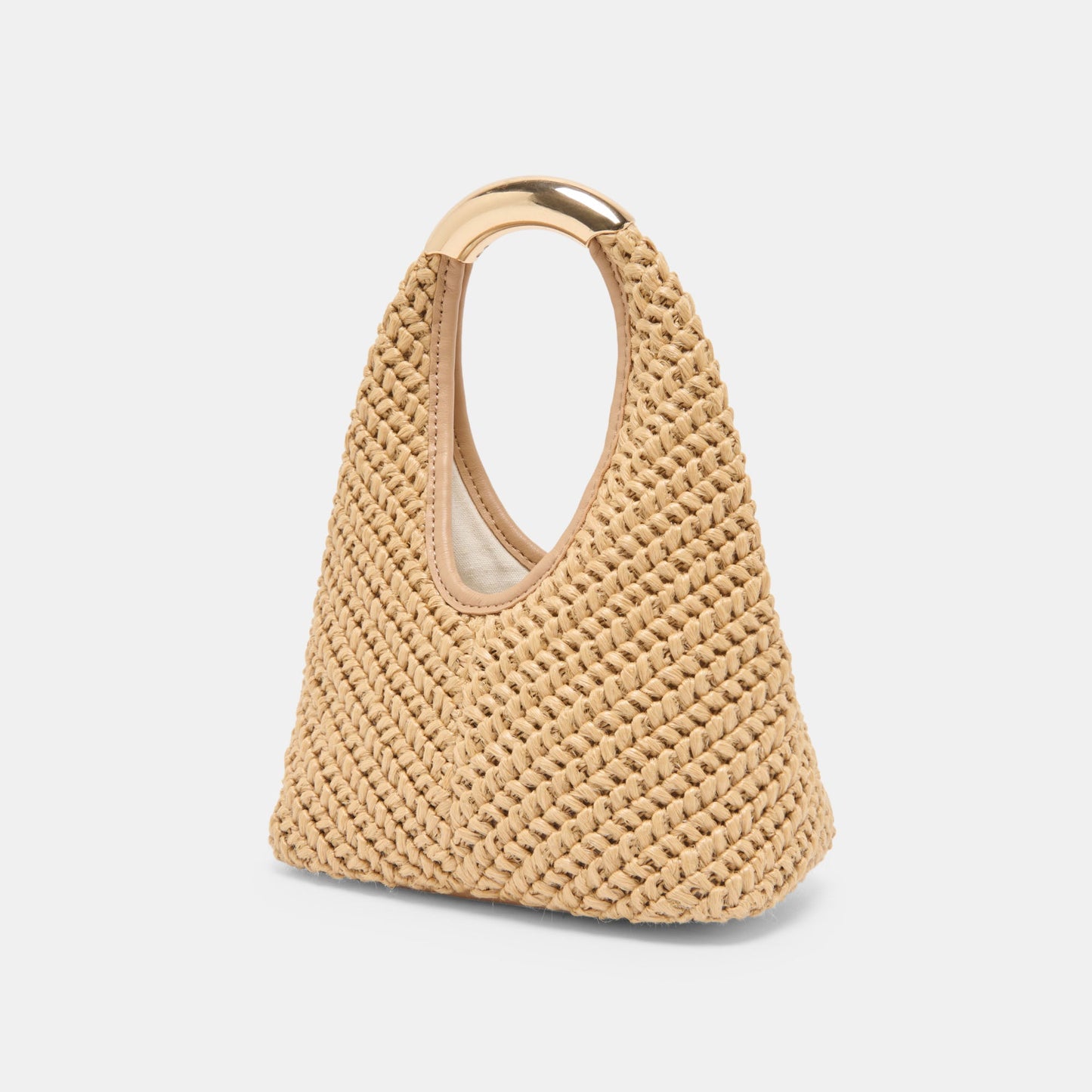 EVELISE Natural Raffia Mini Handbag