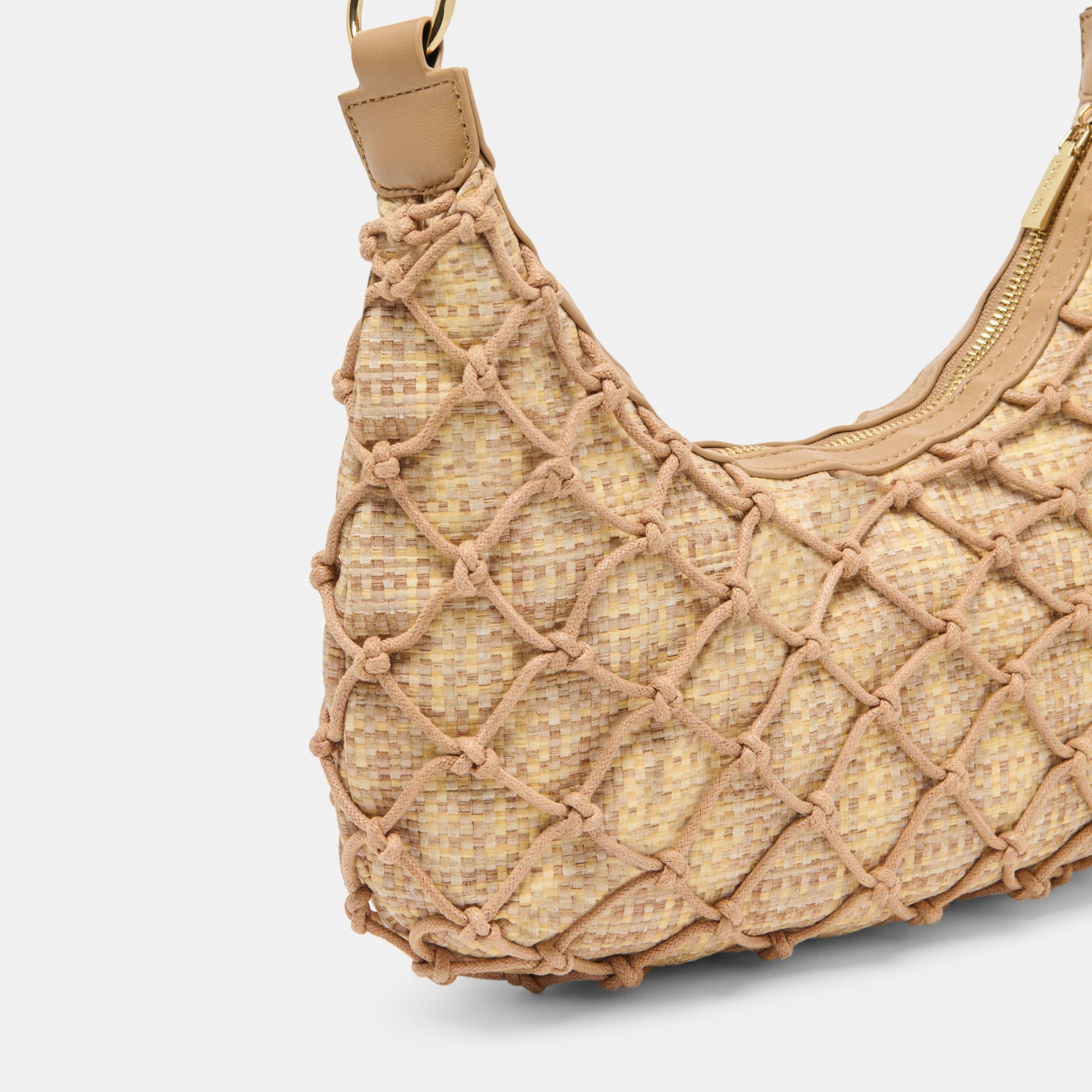 POSITANO SHOULDER BAG NATURAL RAFFIA
 – Dolce Vita