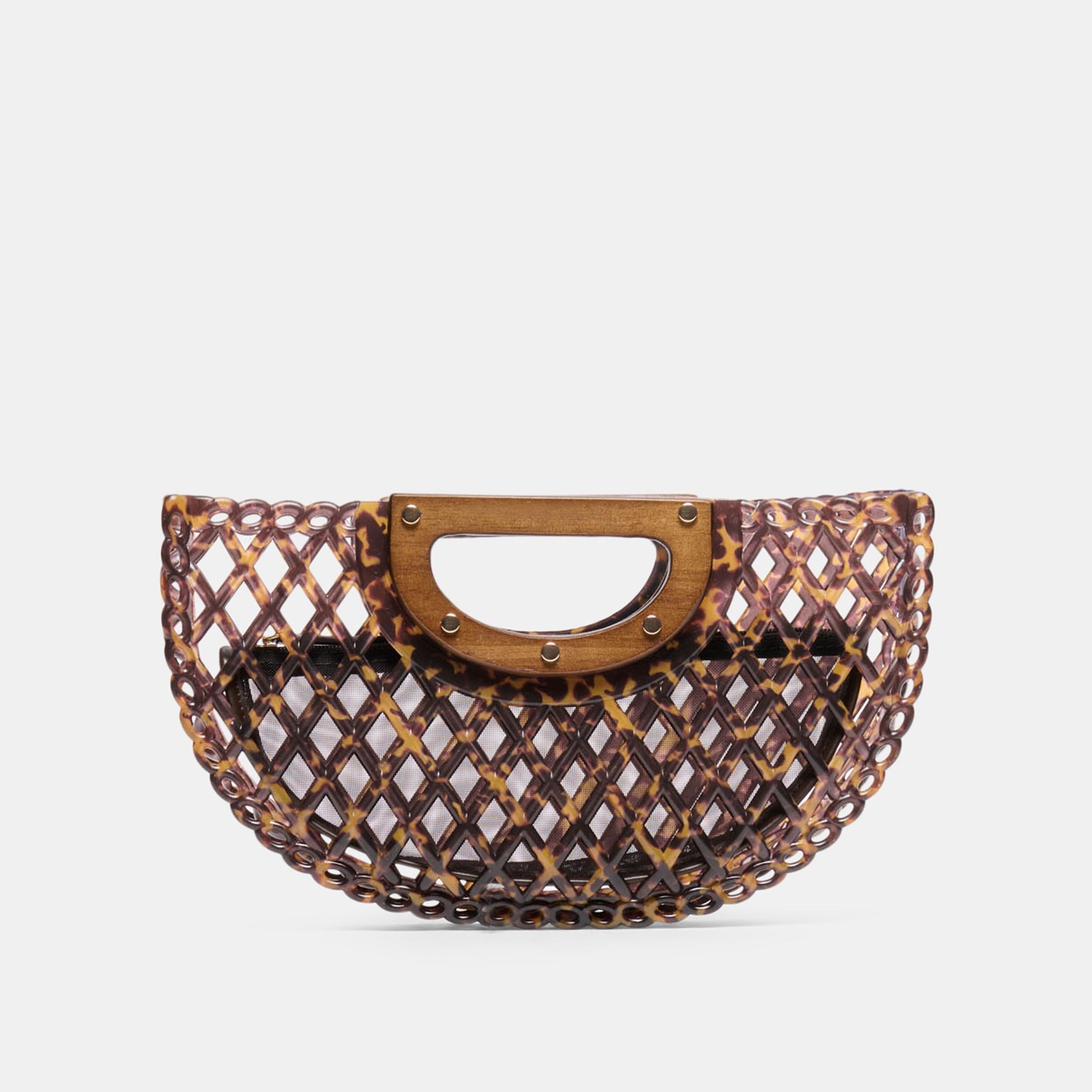 Solandra Tortoise Jelly Clutch