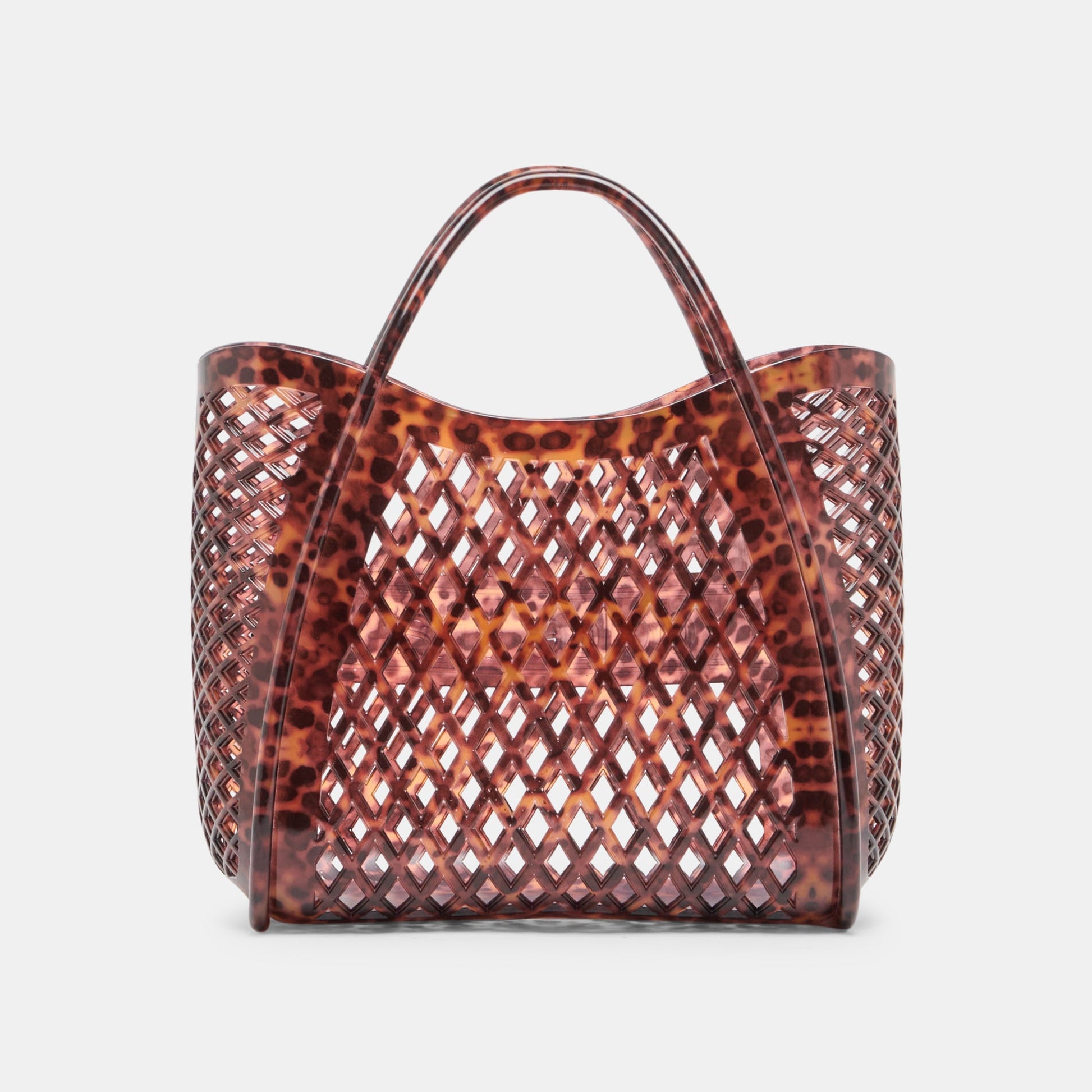 TOAST Tortoise Stella Jelly Top-Handle Handbag