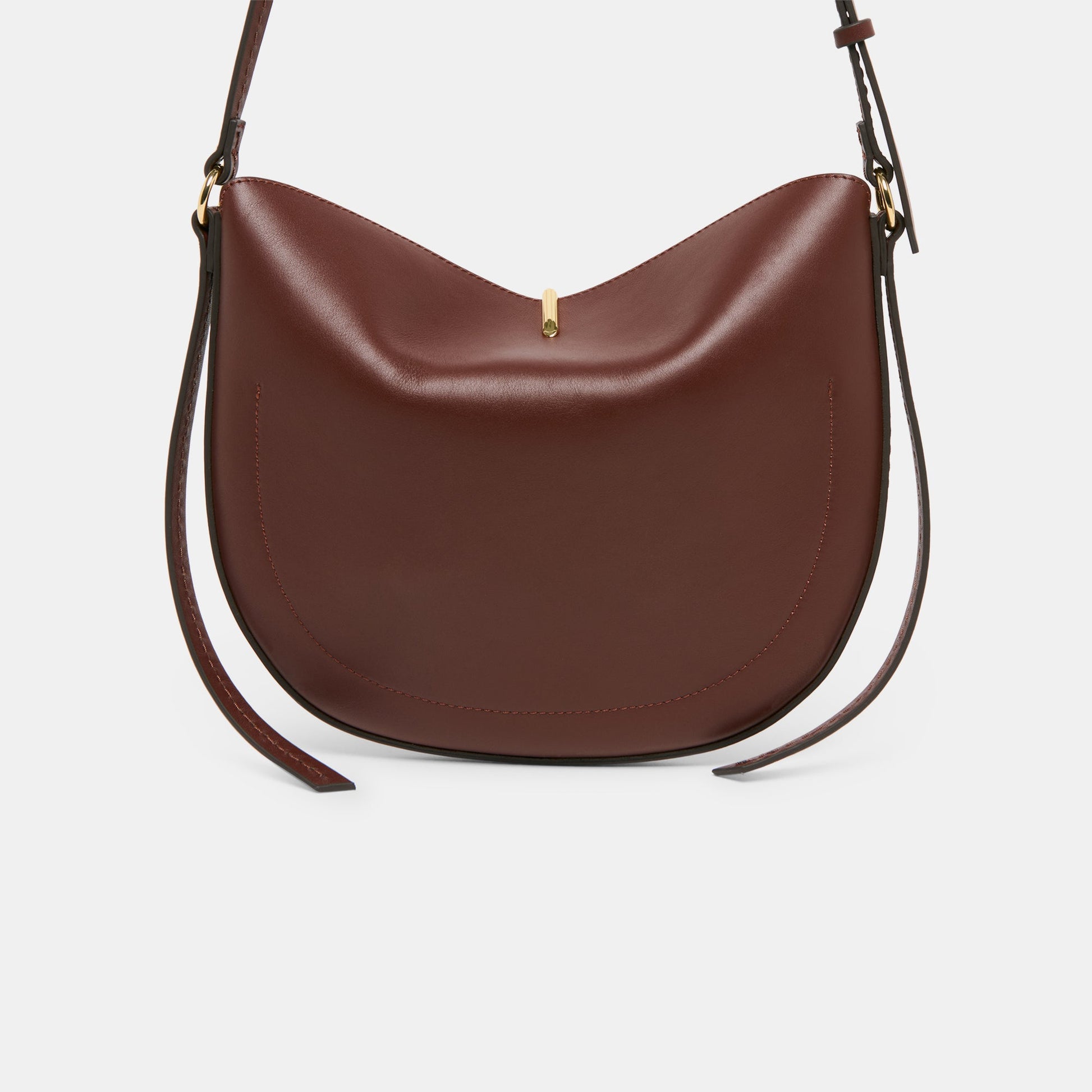 Burano Brown Leather Crossbody