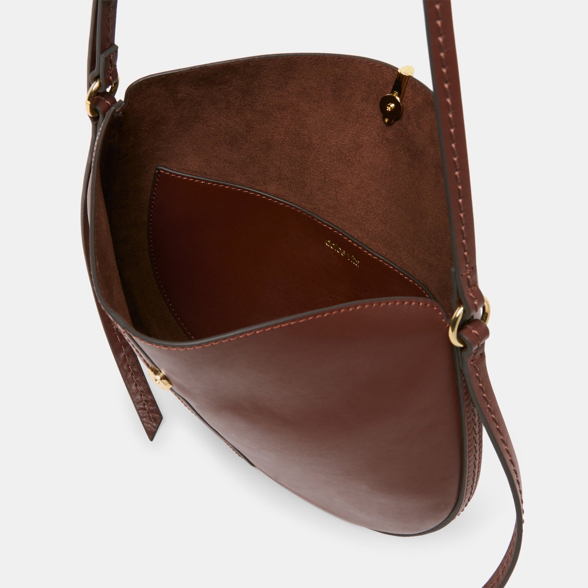 Burano Brown Leather Crossbody