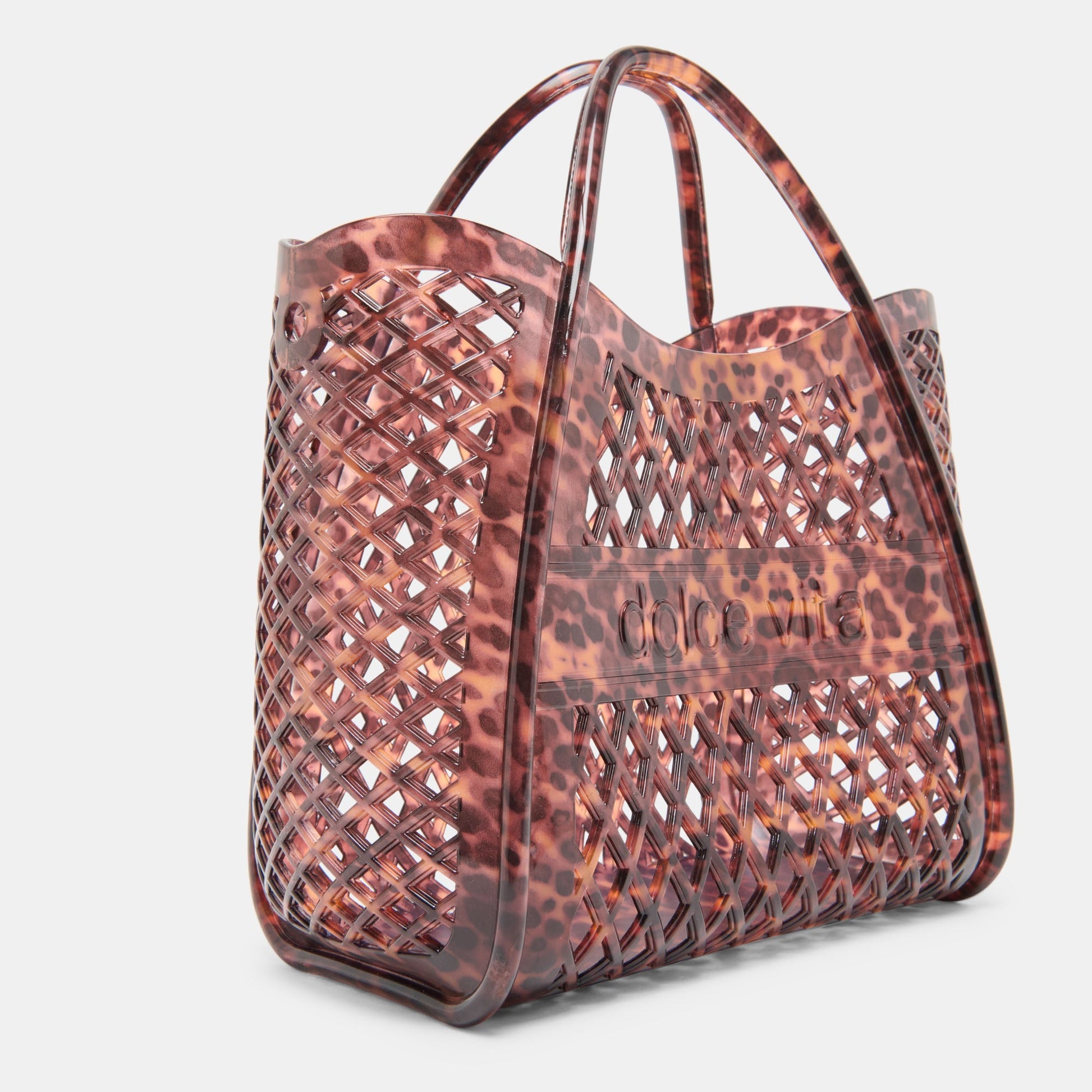 TOAST Tortoise Stella Jelly Top-Handle Handbag