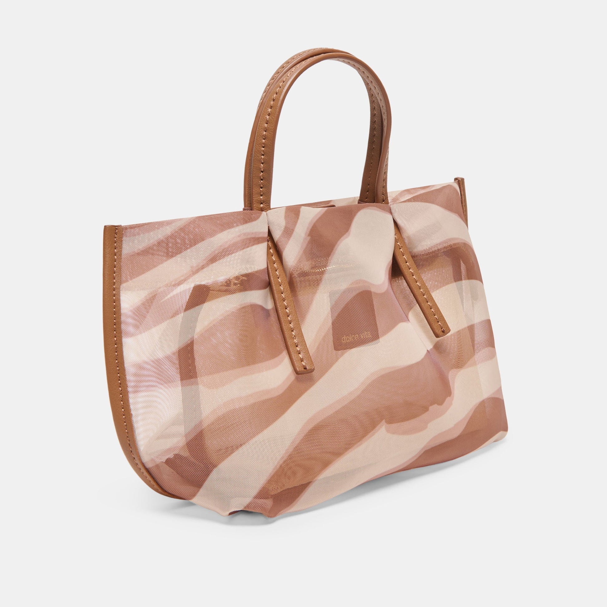 Selene Zebra Mesh Handbag