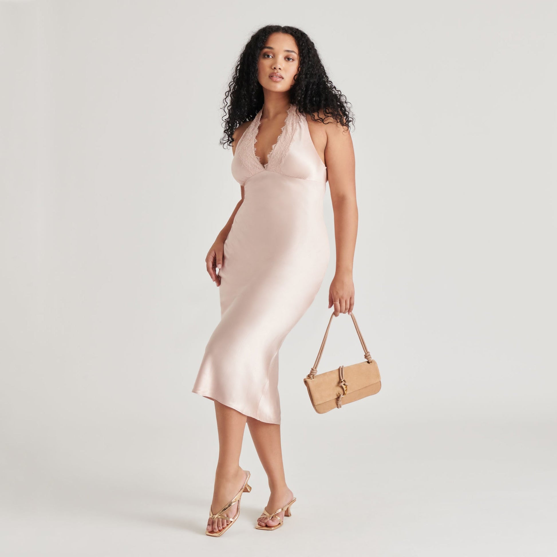 ALICE SHOULDER BAG BEIGE SUEDE
 – Dolce Vita