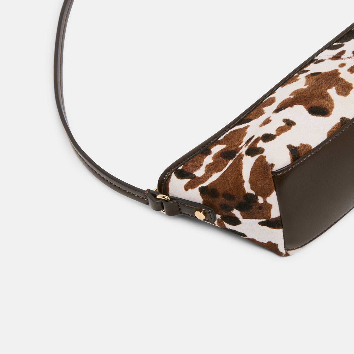 Savaii Cocoa Calf Hair Shoulder Bag