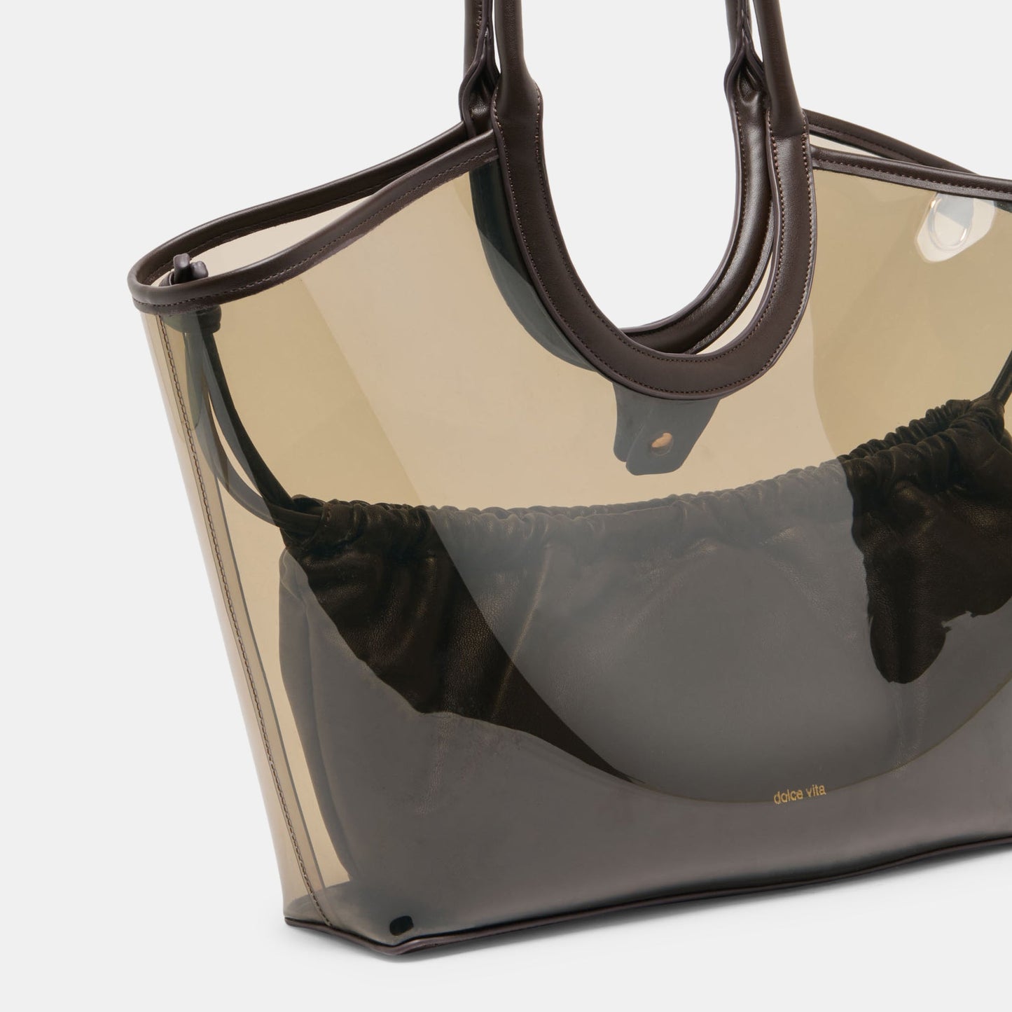GISELLE Smoke Jelly Tote Shoulder Bag