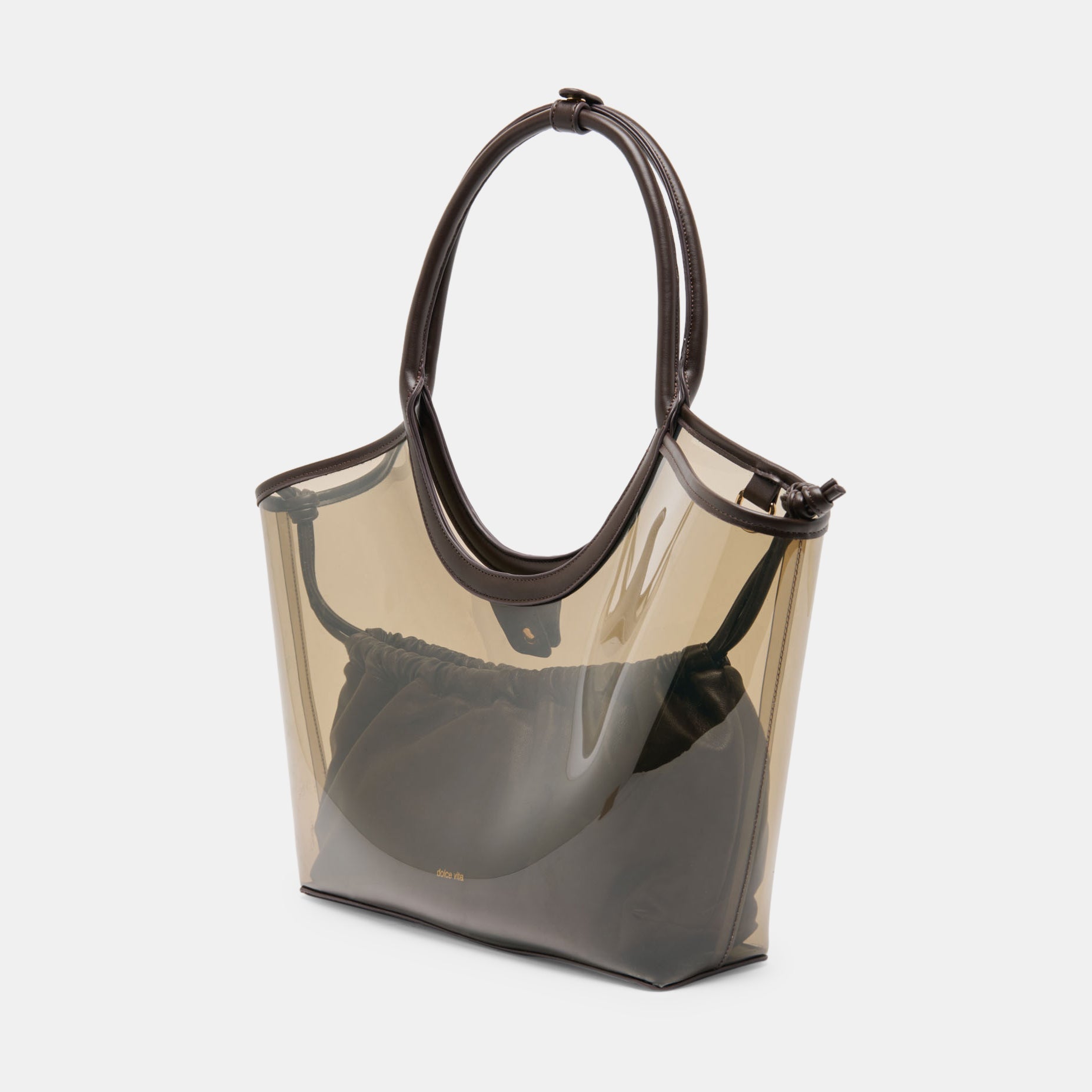 GISELLE Smoke Jelly Tote Shoulder Bag