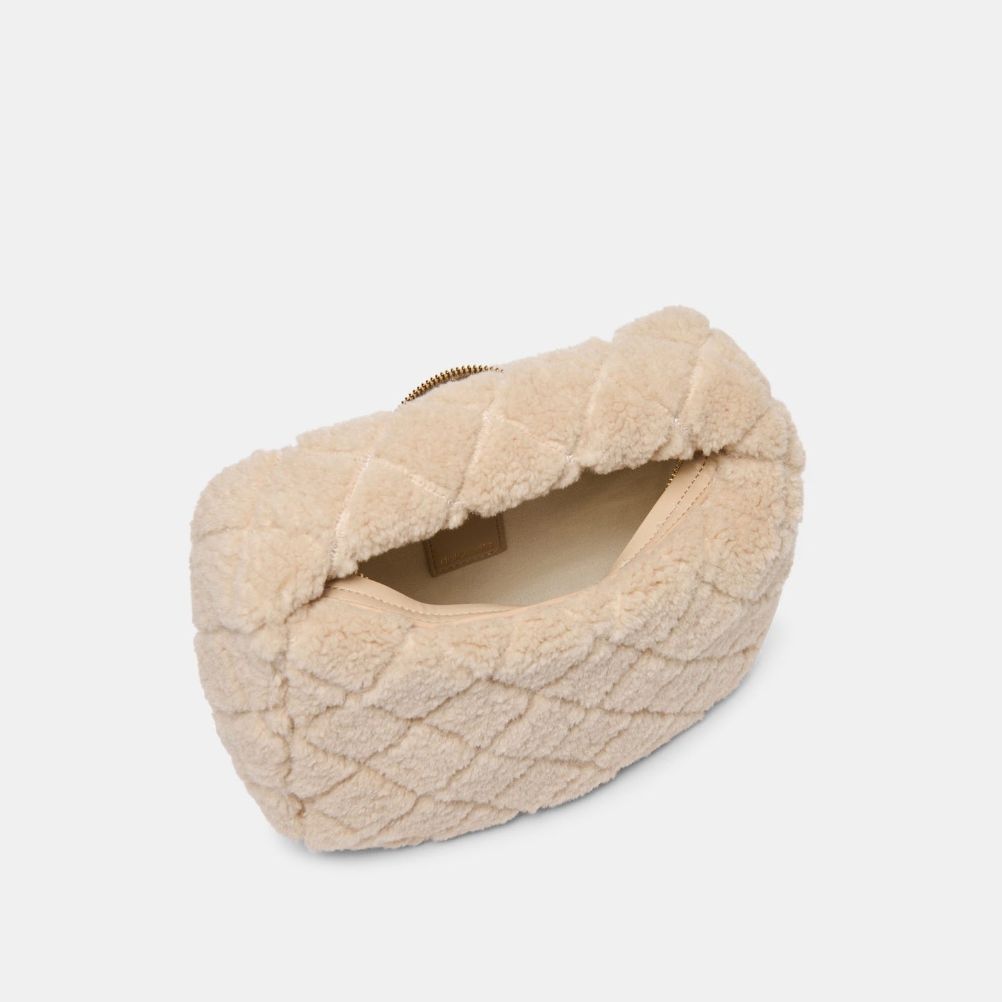 Frankie Natural Plush Handbag