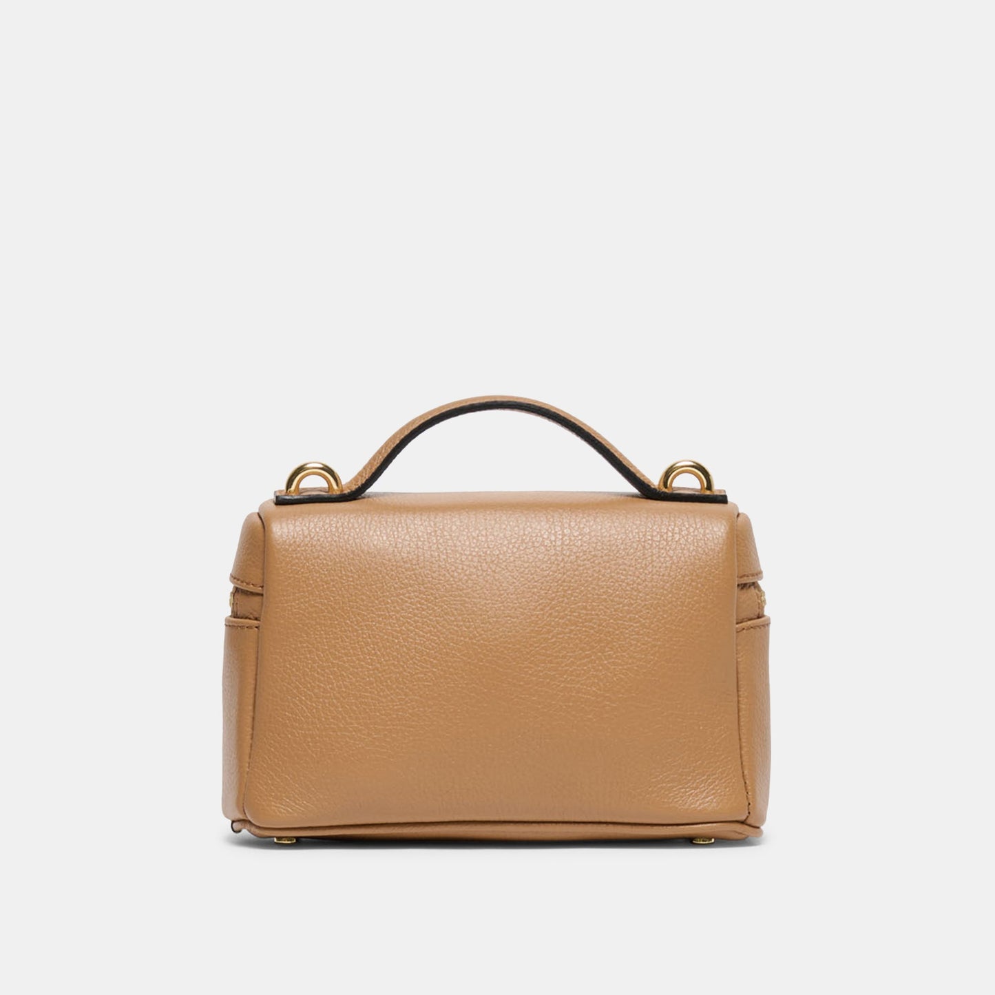 Leony Tan Leather Crossbody