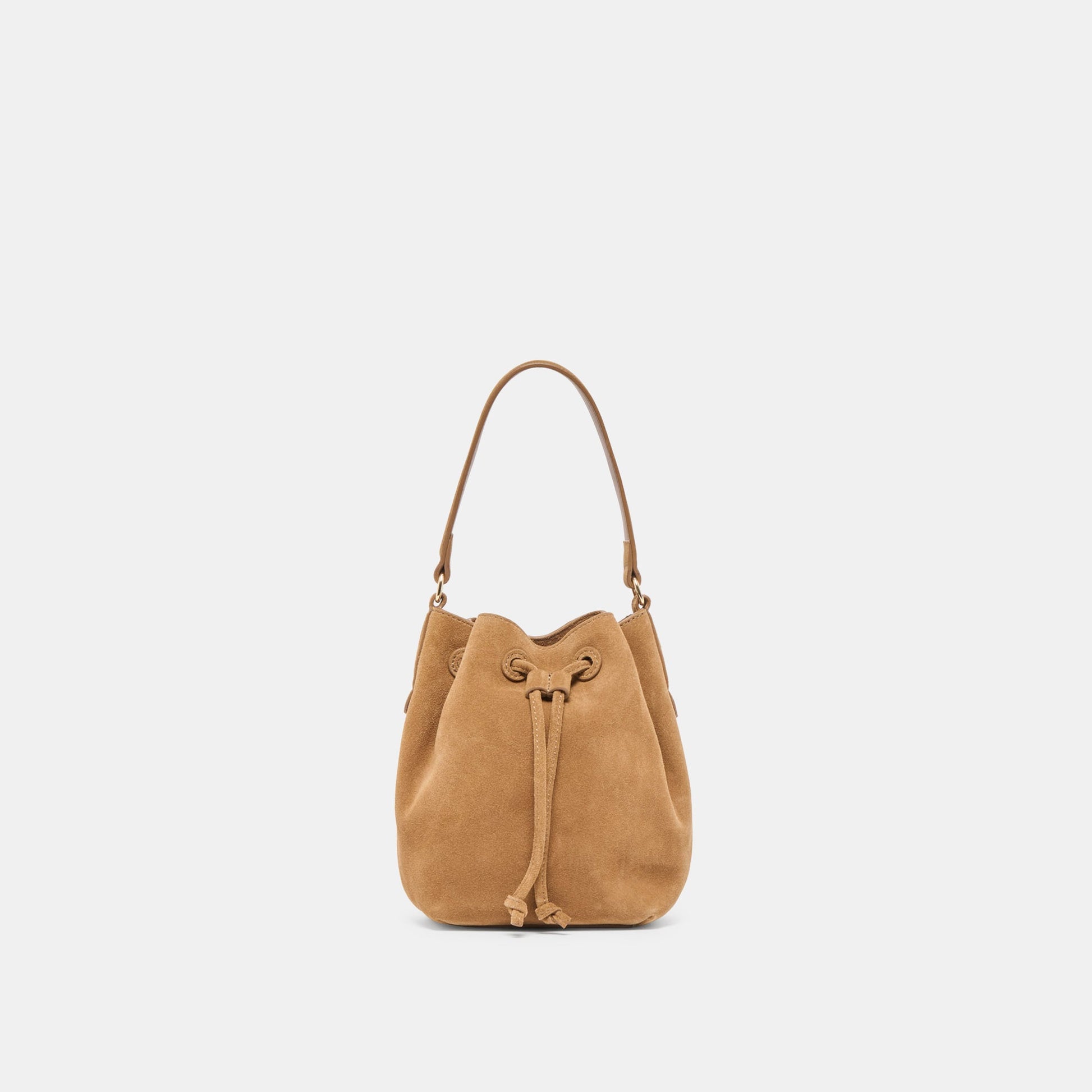 Amaru Brown Suede Crossbody