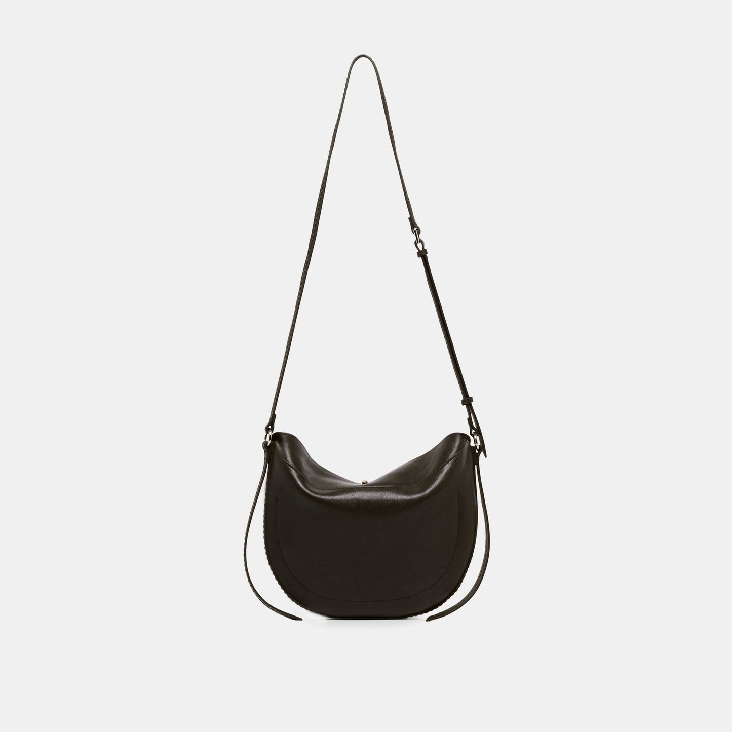 Bennett Espresso Suede Crossbody