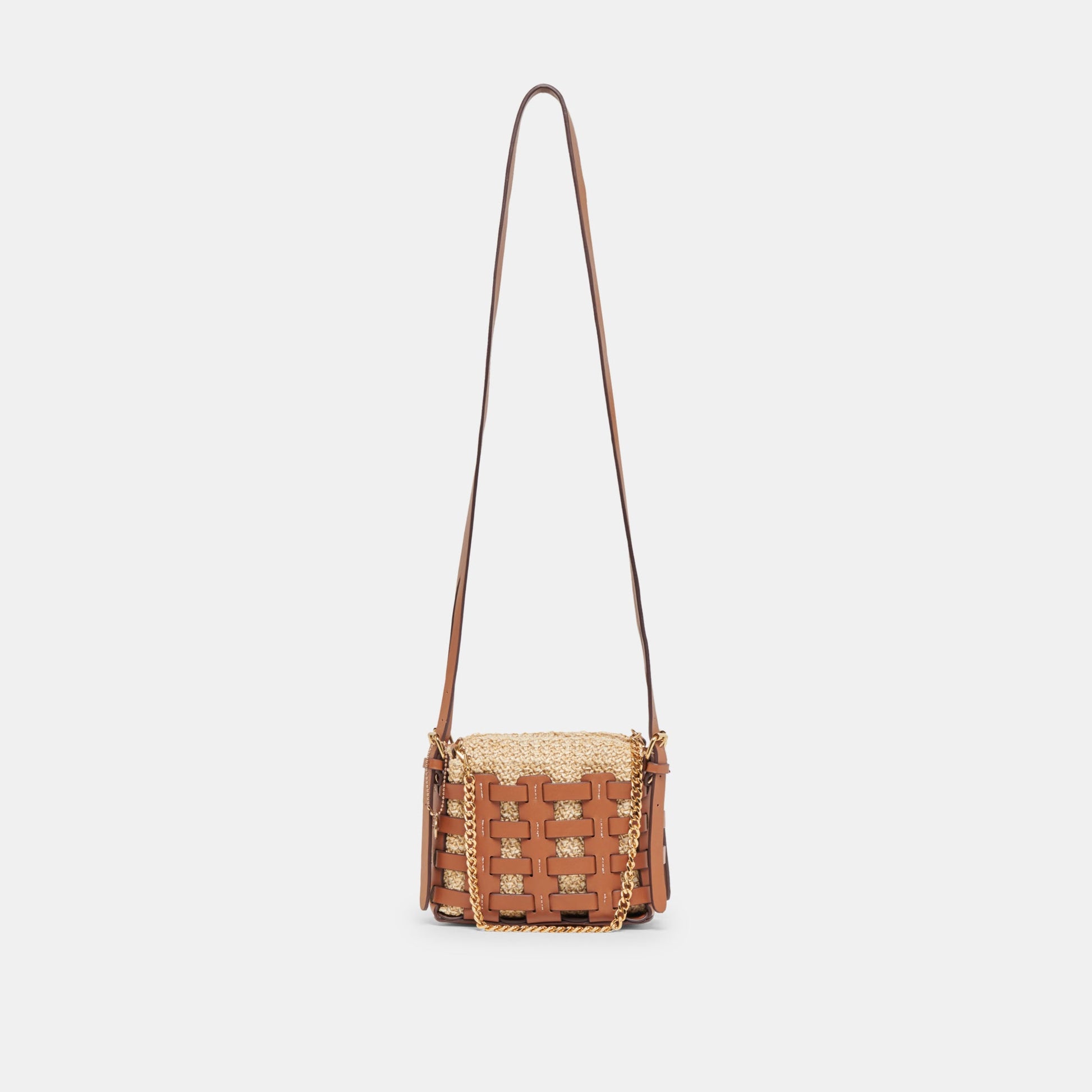 CASSIS CROSSBODY SADDLE NATURAL RAFFIA
 – Dolce Vita