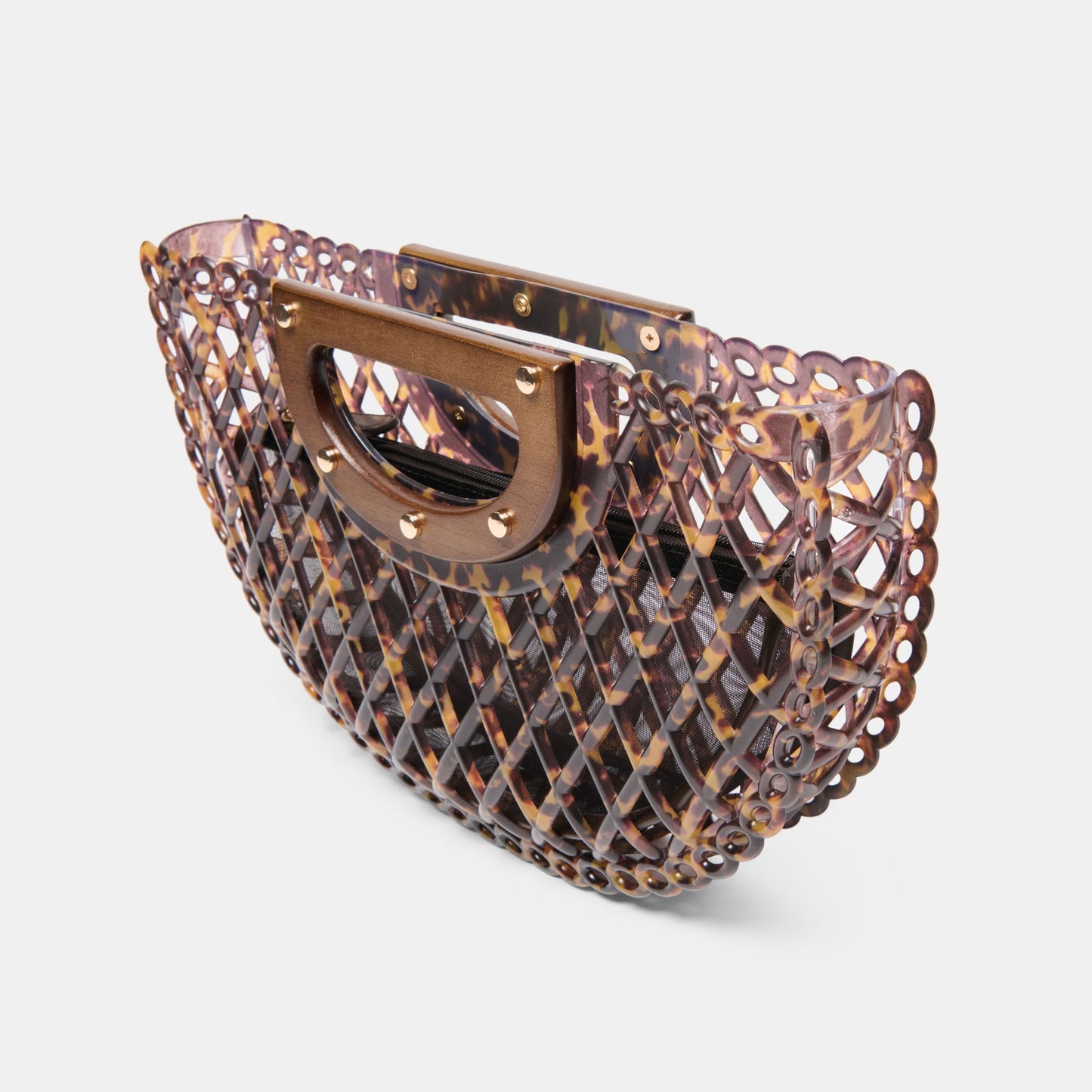 Solandra Tortoise Jelly Clutch