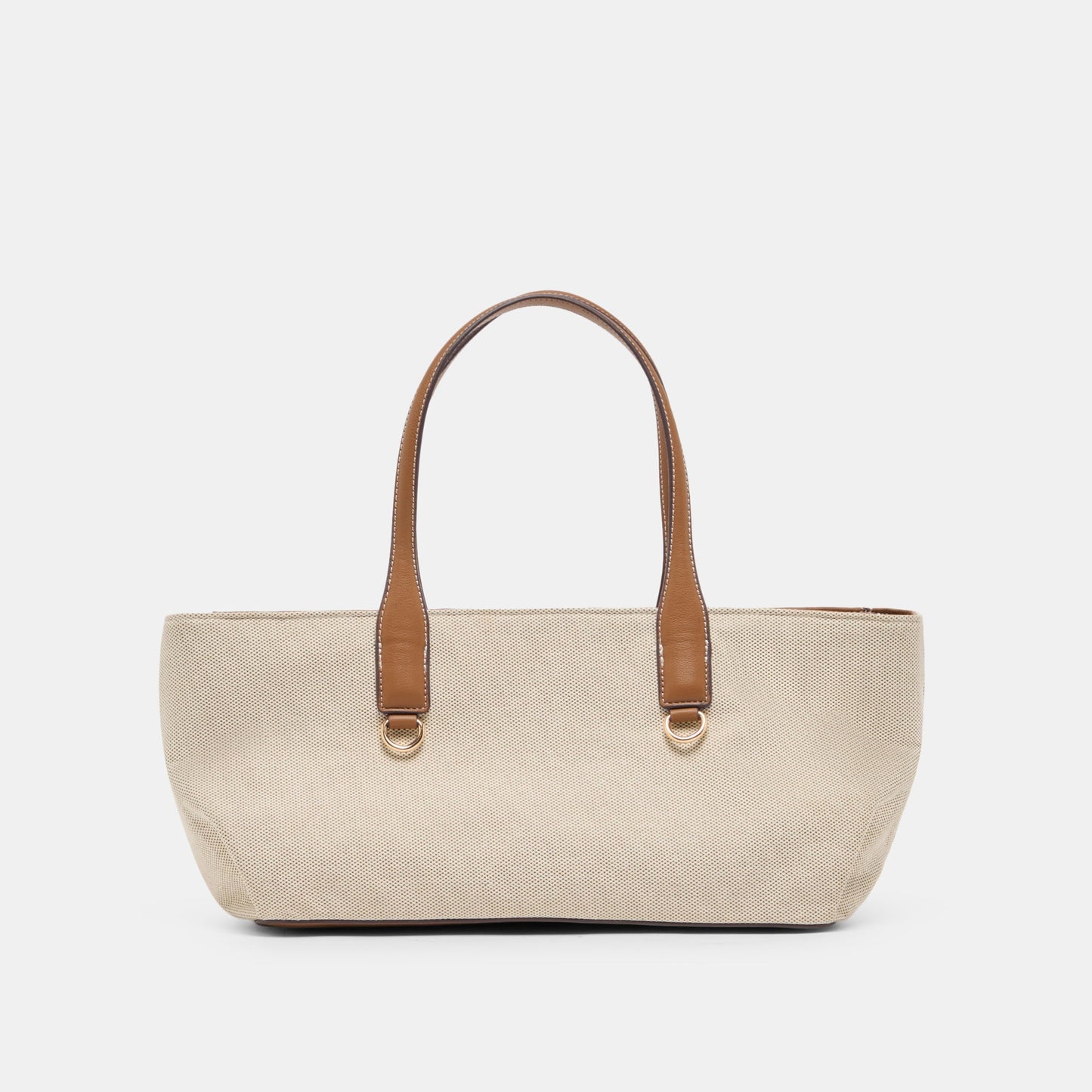 CLARINA Natural Canvas Shoulder Bag