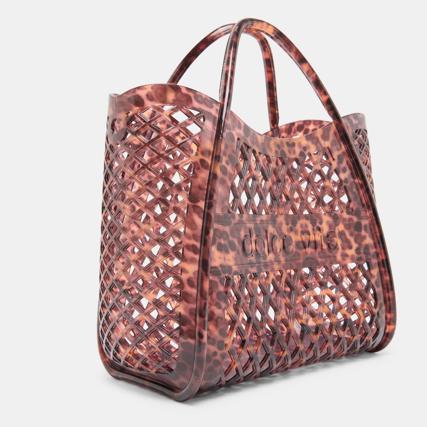 TOAST Tortoise Stella Jelly Top-Handle Handbag