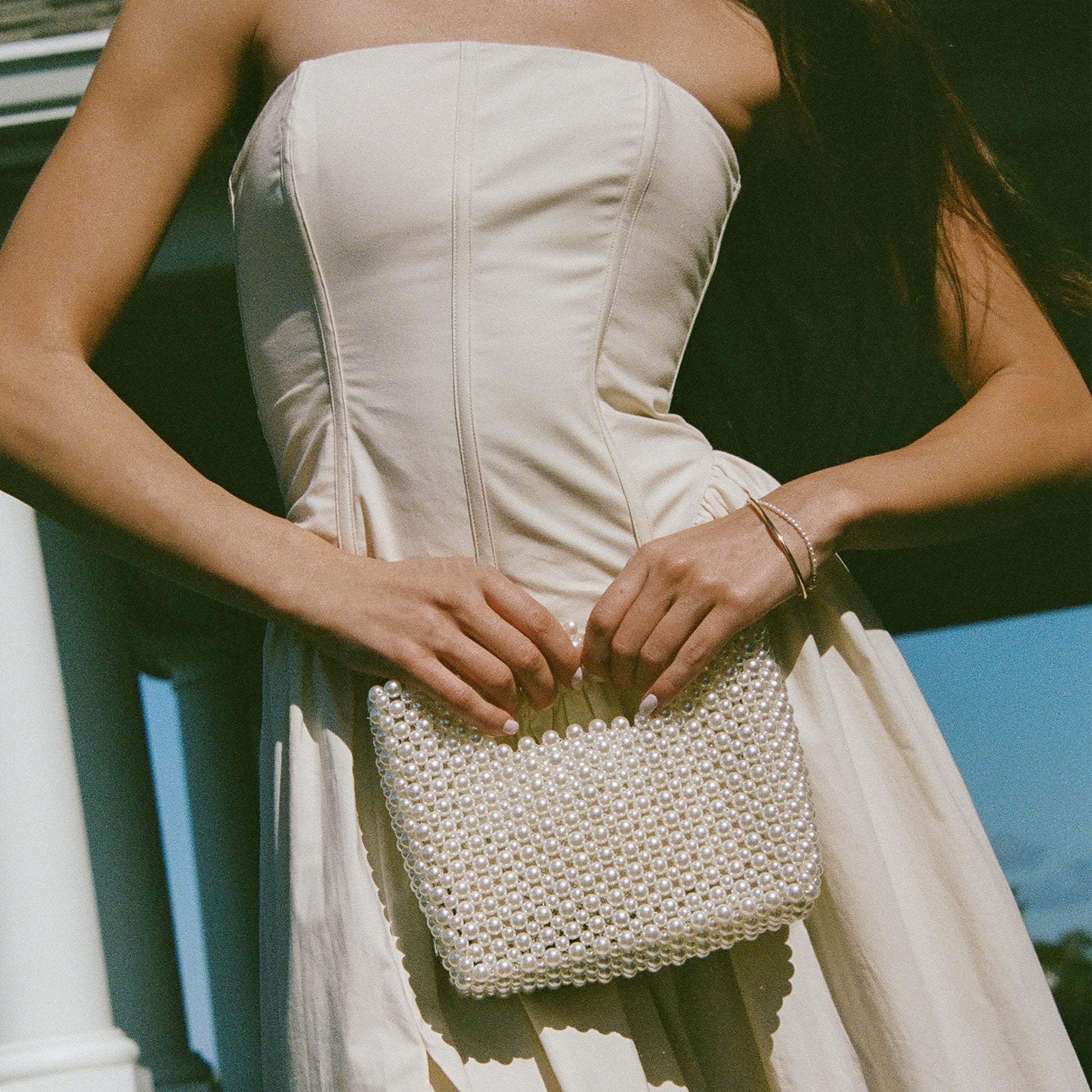 LINZY HANDBAG PEARL
 – Dolce Vita