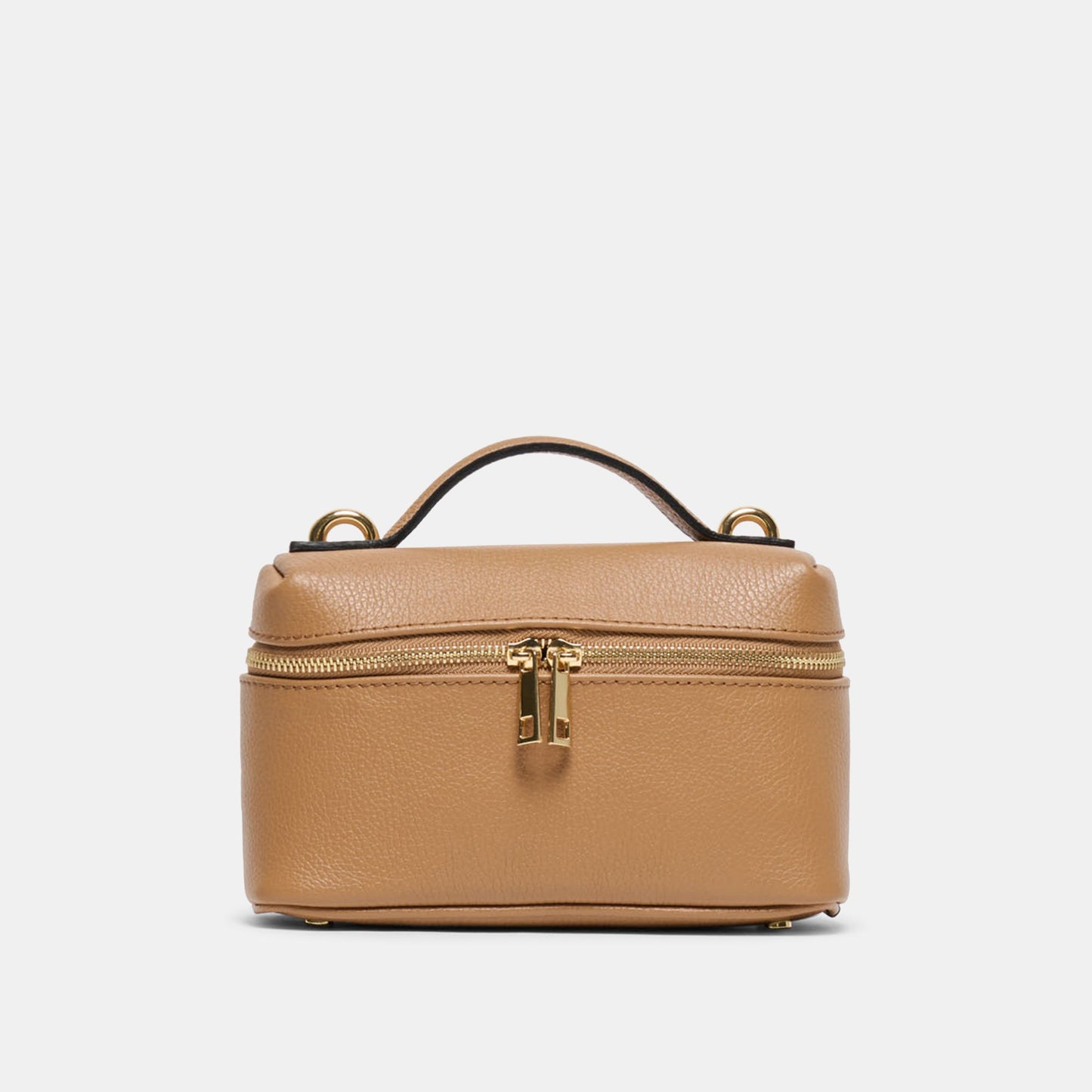 Leony Tan Leather Crossbody