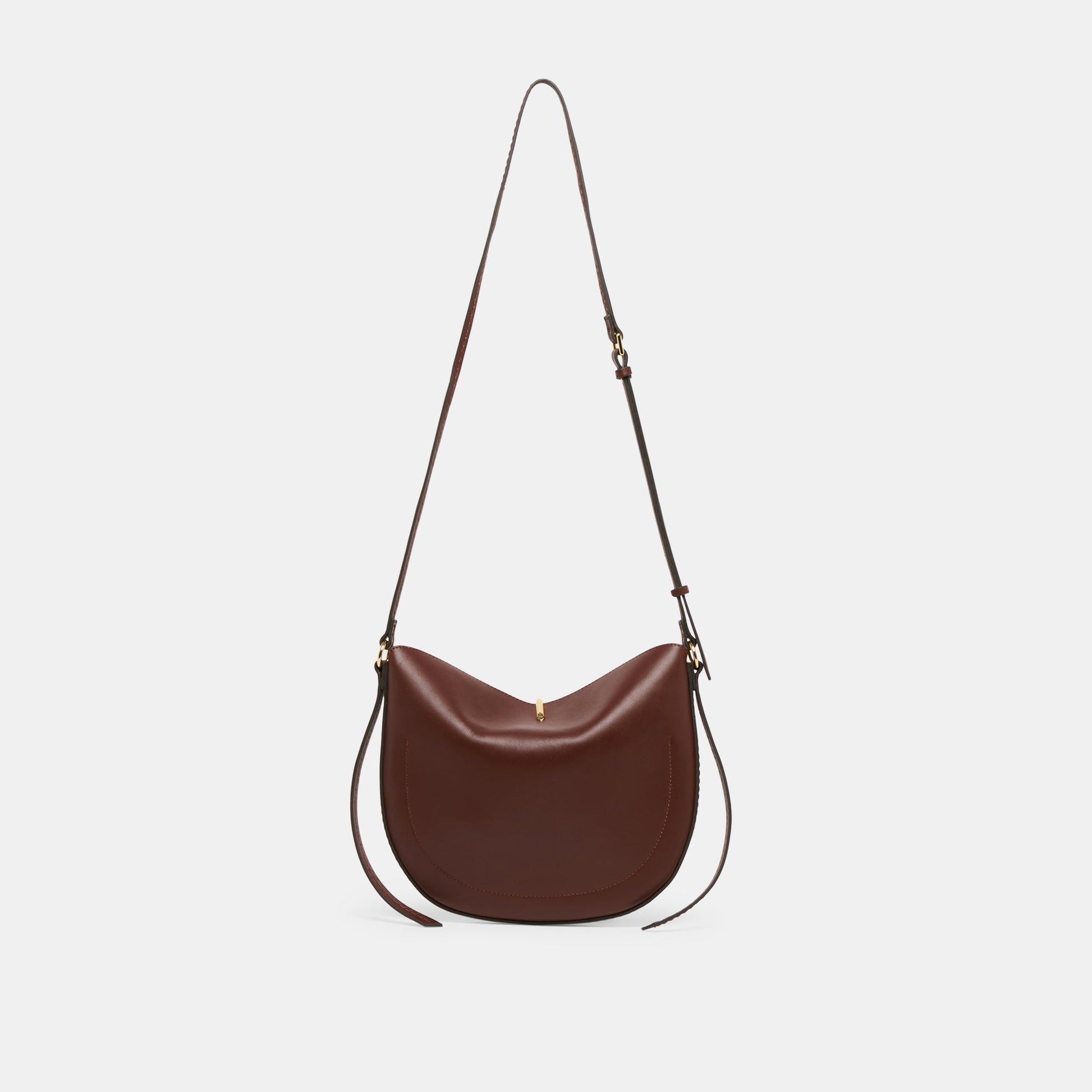 Burano Brown Leather Crossbody