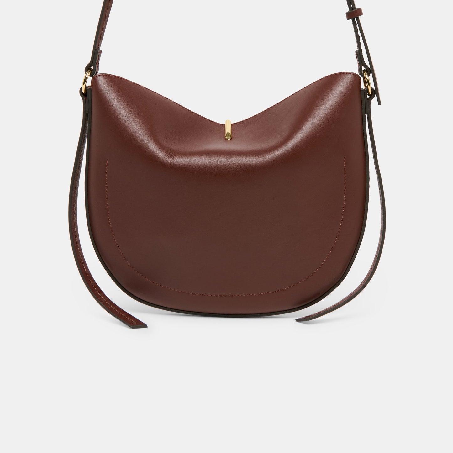 Burano Brown Leather Crossbody