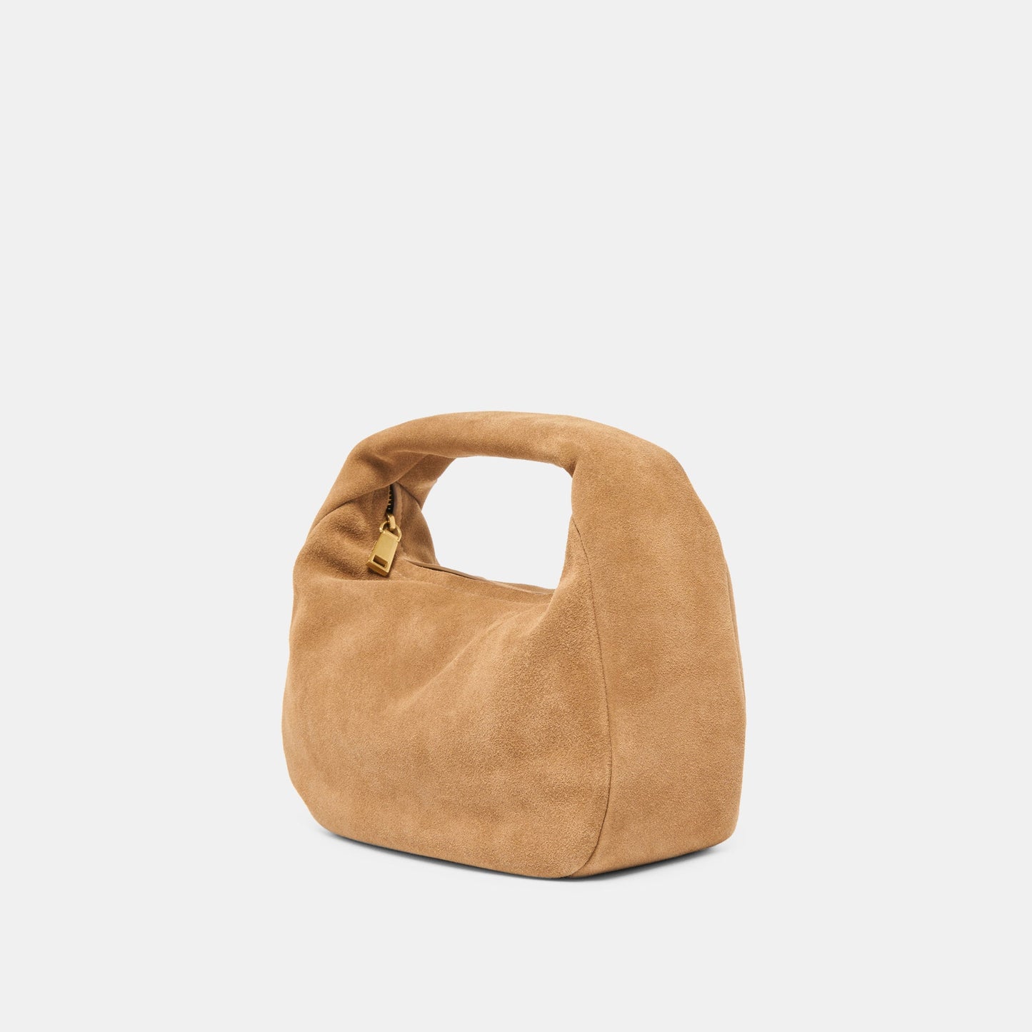Frankie Brown Suede Handbag