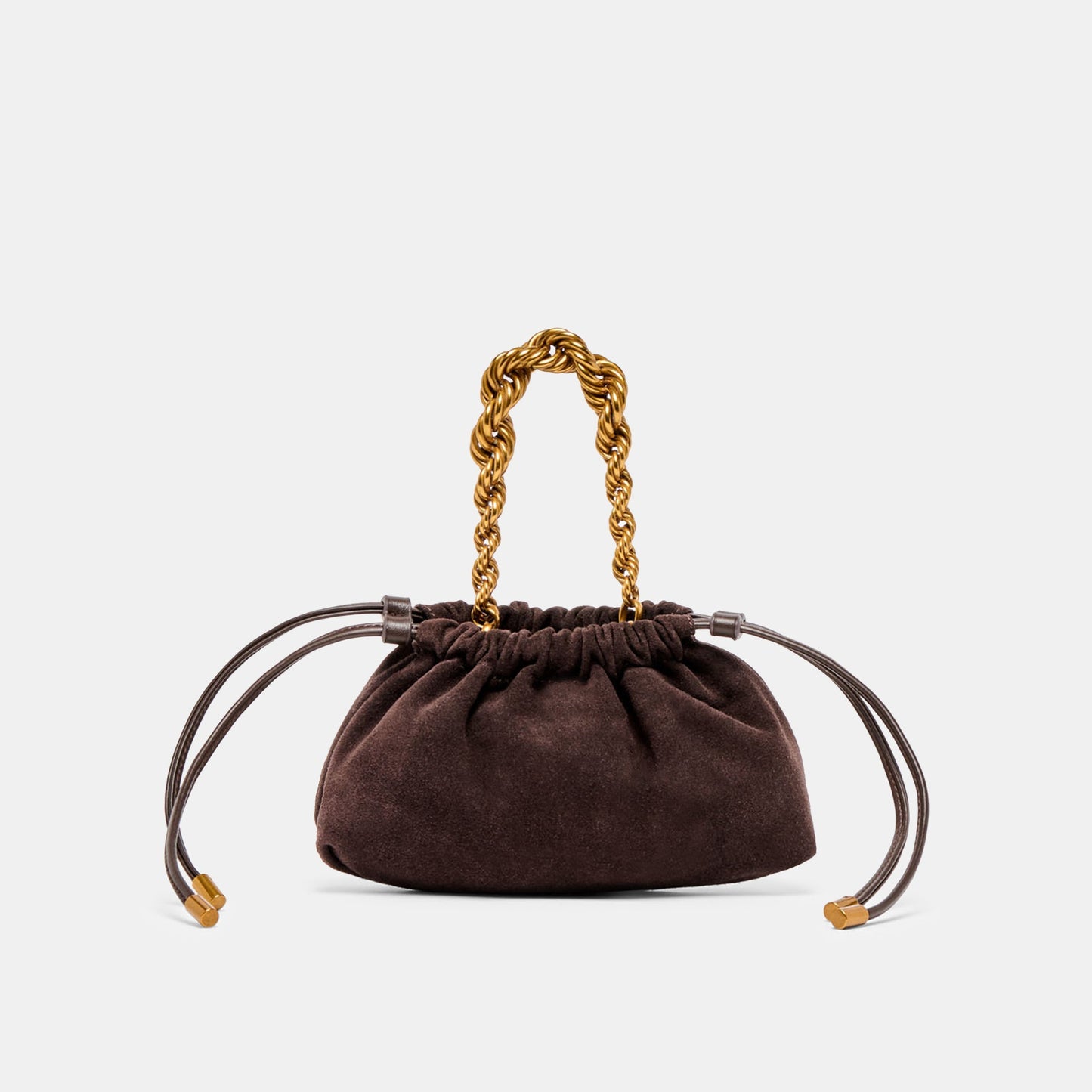 Cleo Espresso Suede Crossbody
