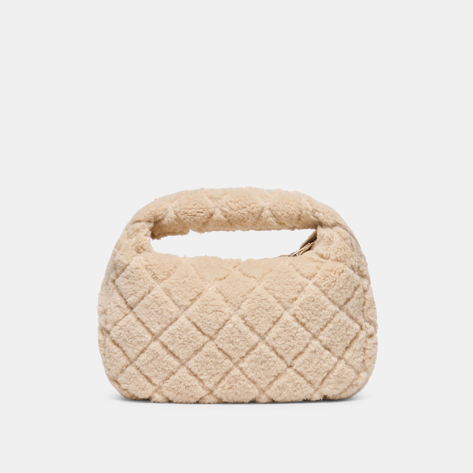 Frankie Natural Plush Handbag