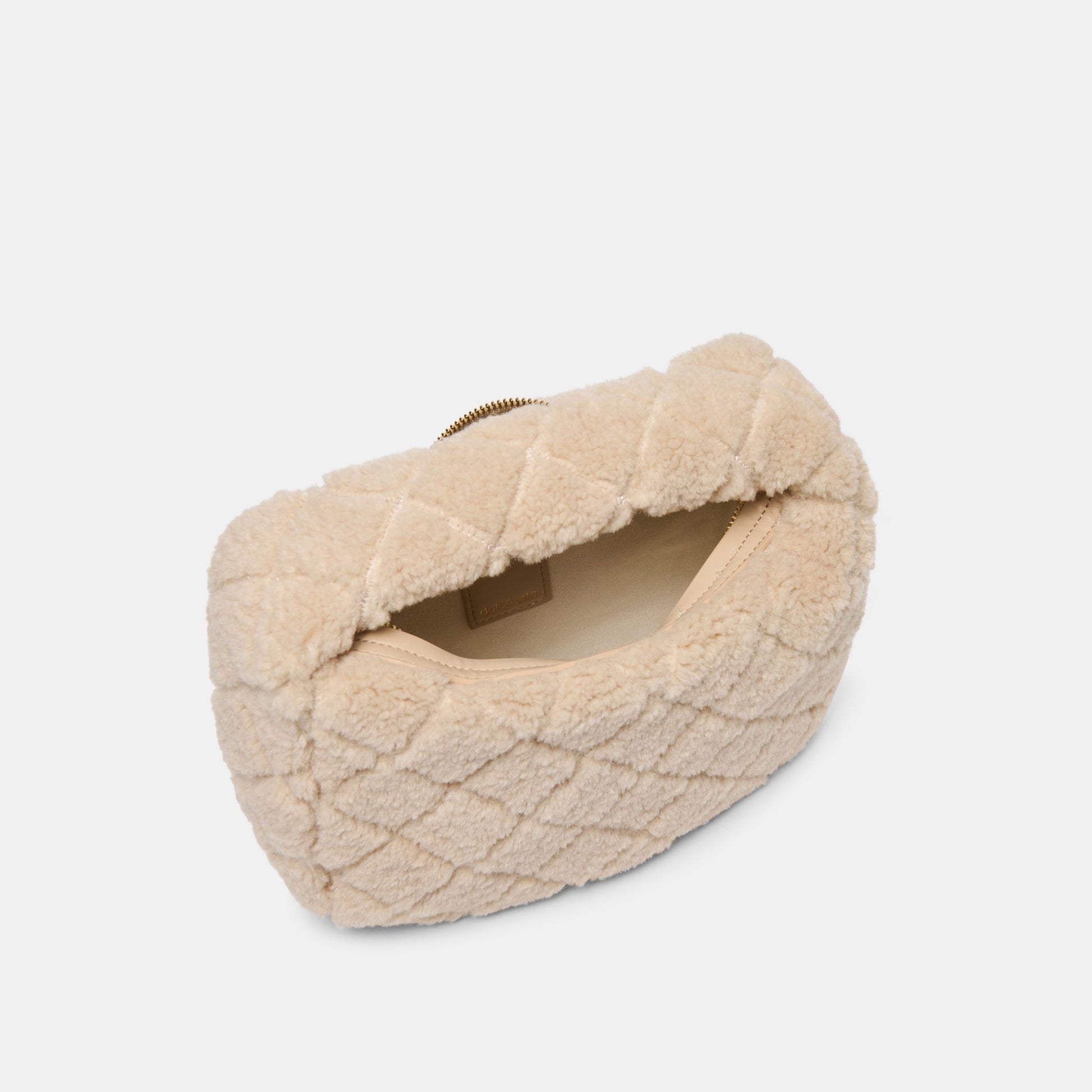 Frankie Natural Plush Handbag