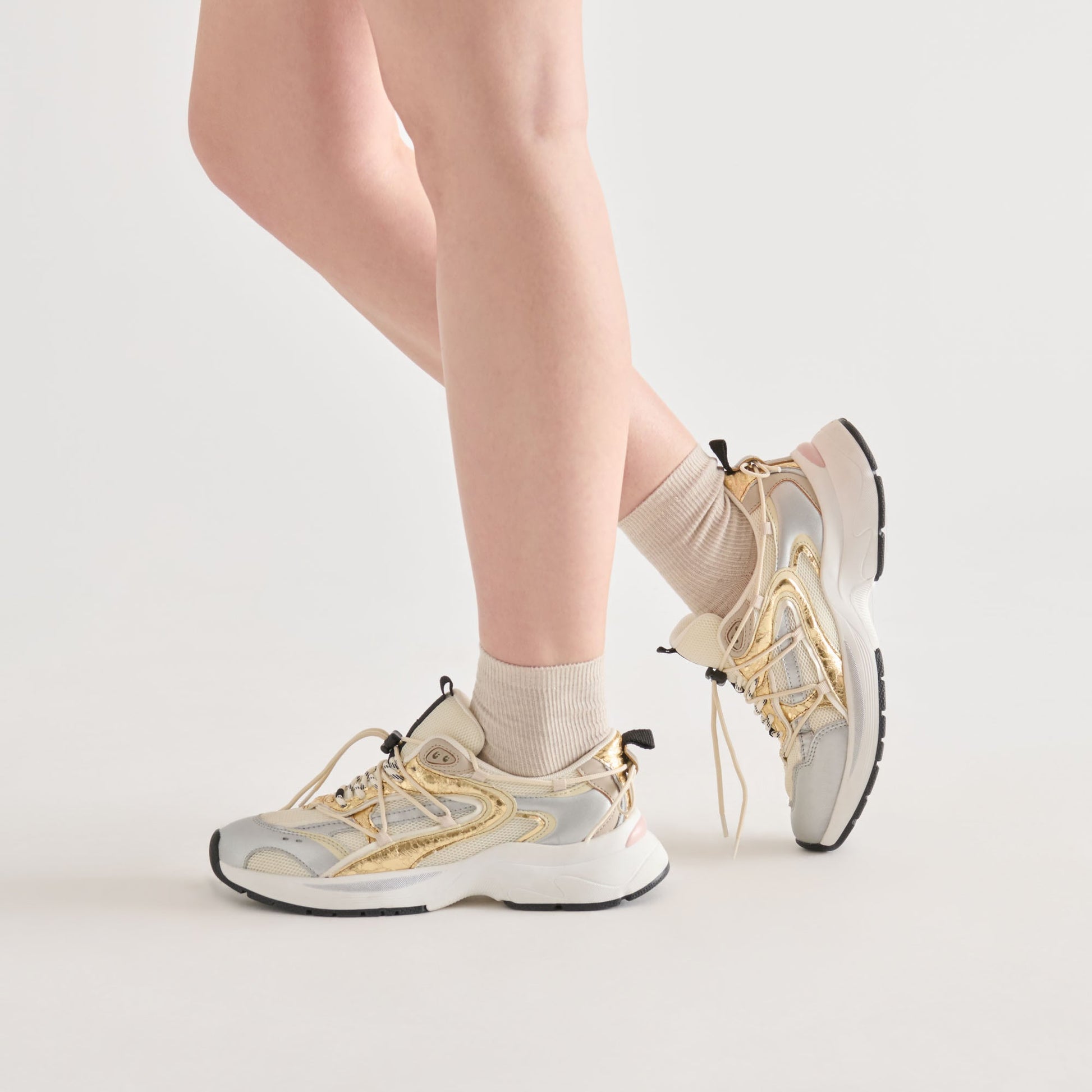 4-Pack Ribbed Oatmeal Multi Anklet Socks