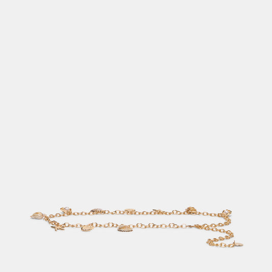 Shell Gold Chain Link Belt