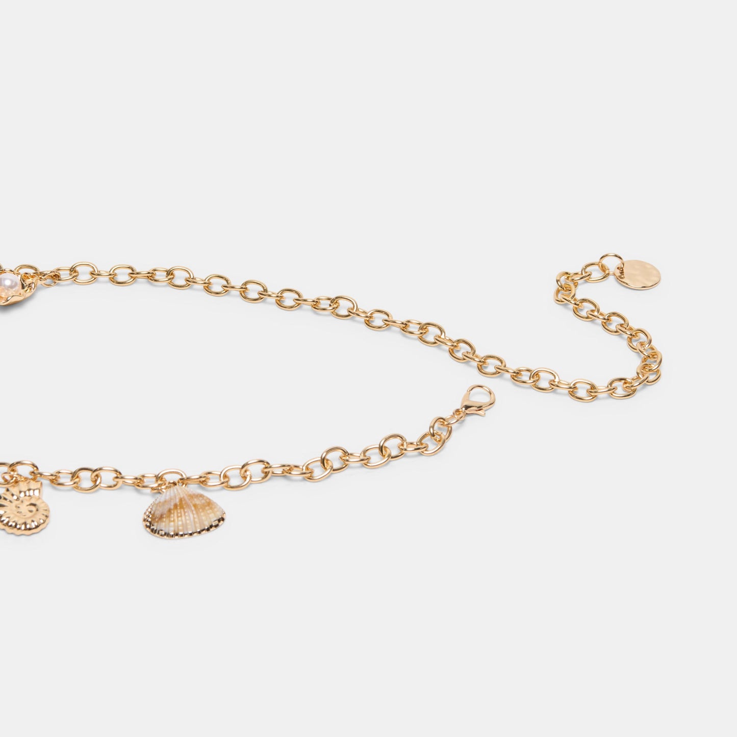 Shell Gold Chain Link Belt