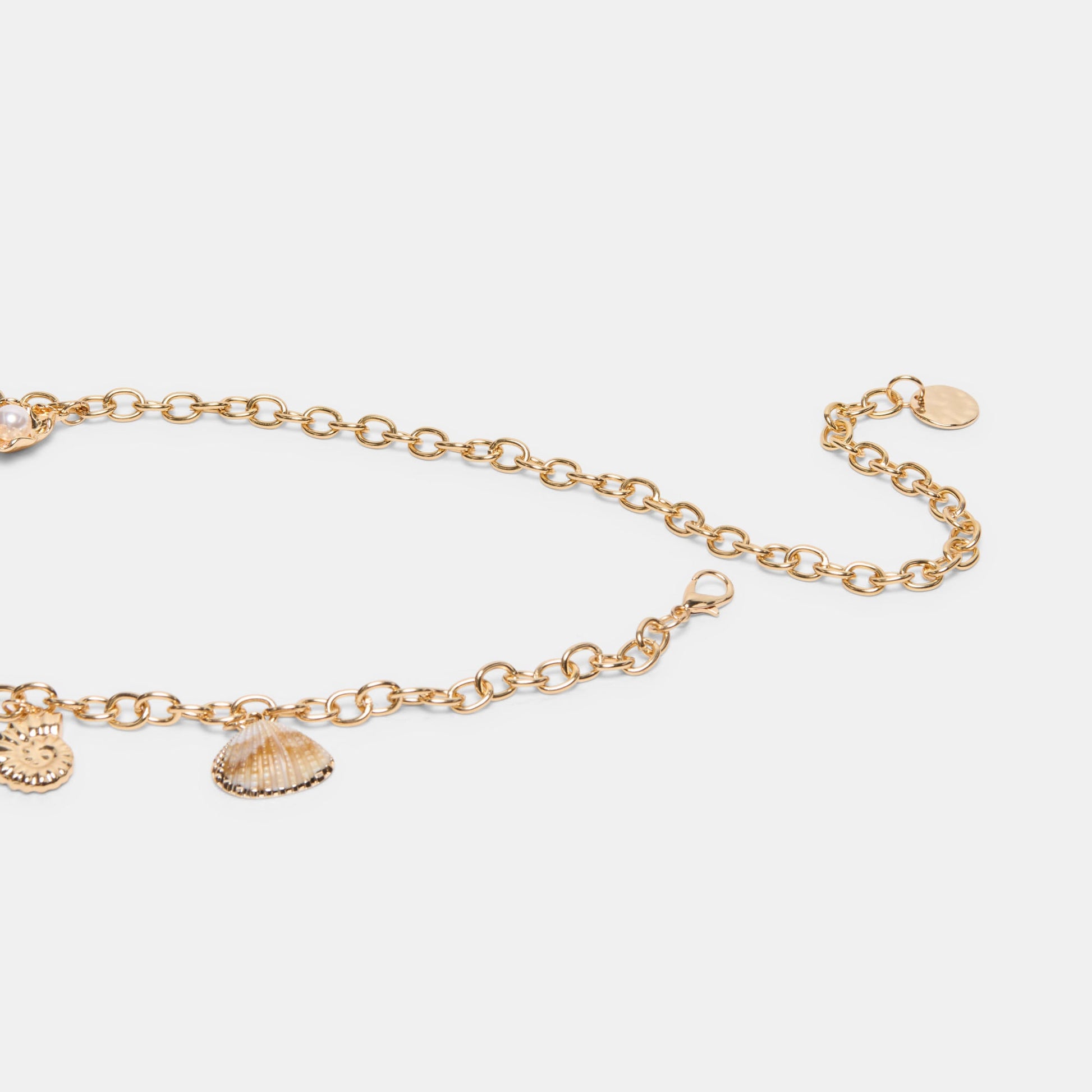 Shell Gold Chain Link Belt