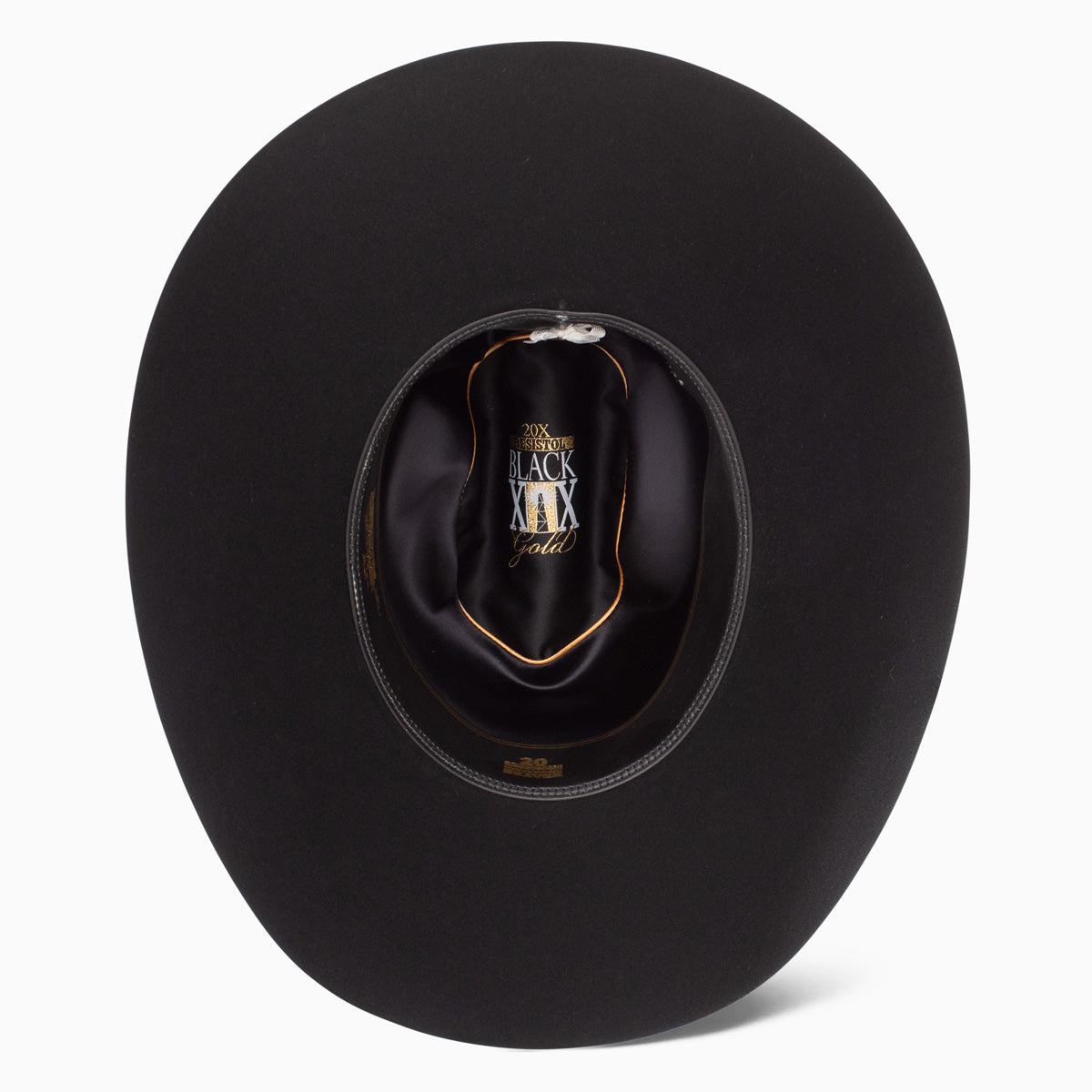 20X Black Gold RB Profile Cowboy Hat