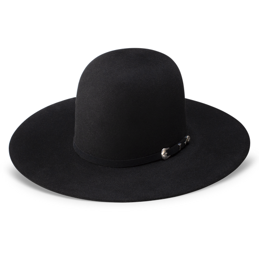 6X Midnight Open Crown Cowboy Hat