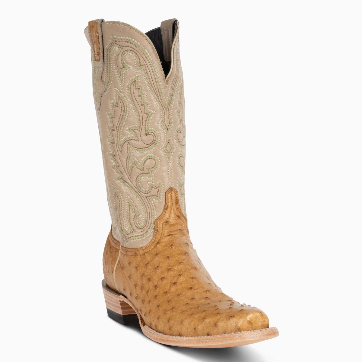 Saddle Tan Full Quill Ostrich - Cutter