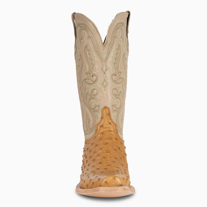 Saddle Tan Full Quill Ostrich - Cutter