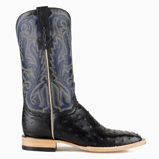 Black Full Quill Ostrich - Square