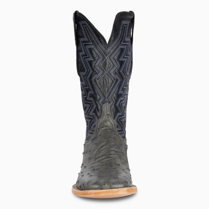 Grey Full Quill Ostrich - Square