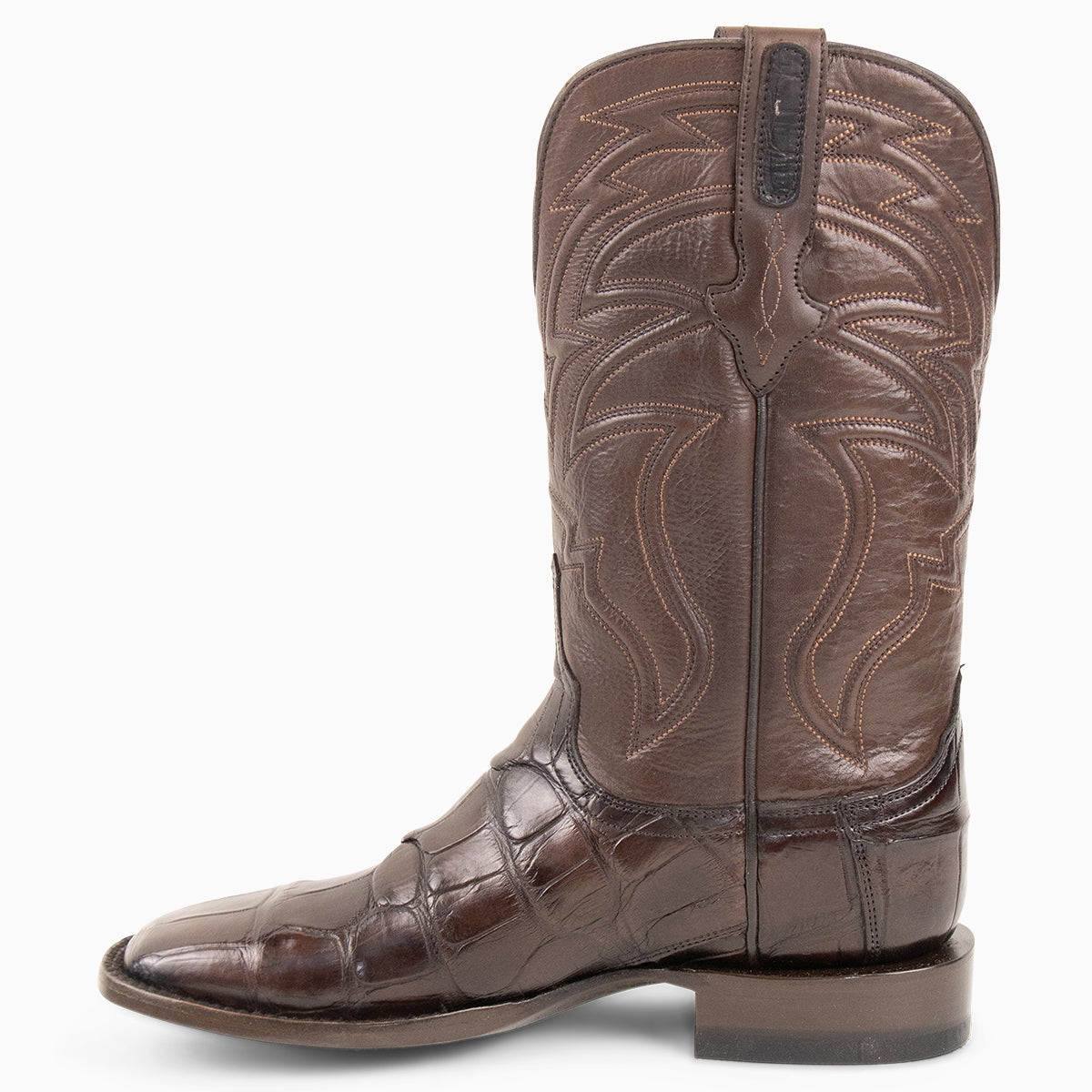 Brown Alligator - Square