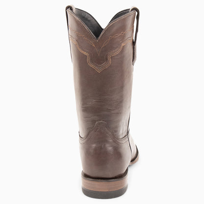 Brown Jersey Cowhide - Round