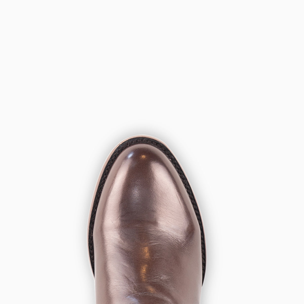 Brown Jersey Cowhide - Round