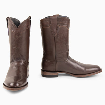 Brown Jersey Cowhide - Round