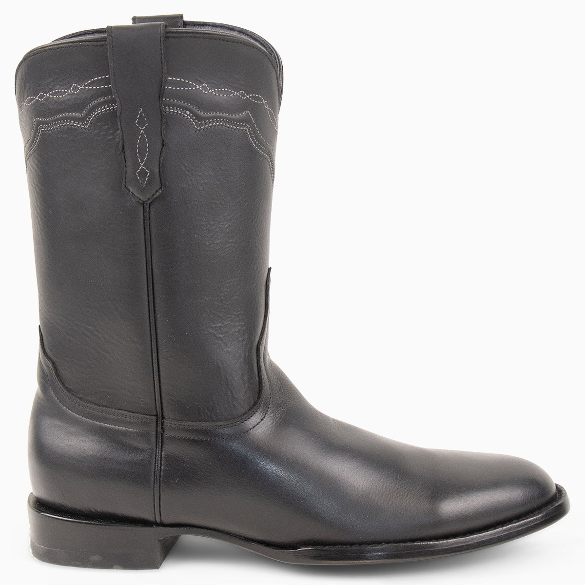 Black Jersey Cowhide - Round