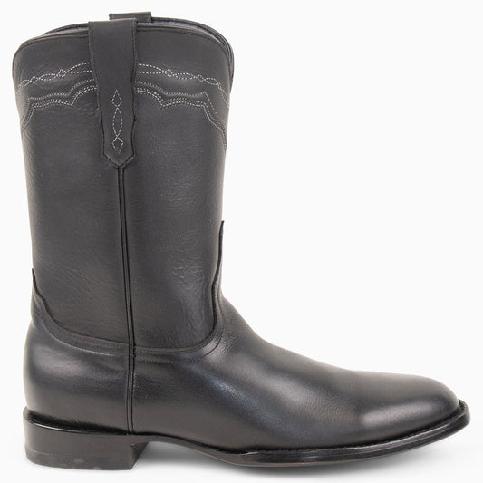 Black Jersey Cowhide - Round