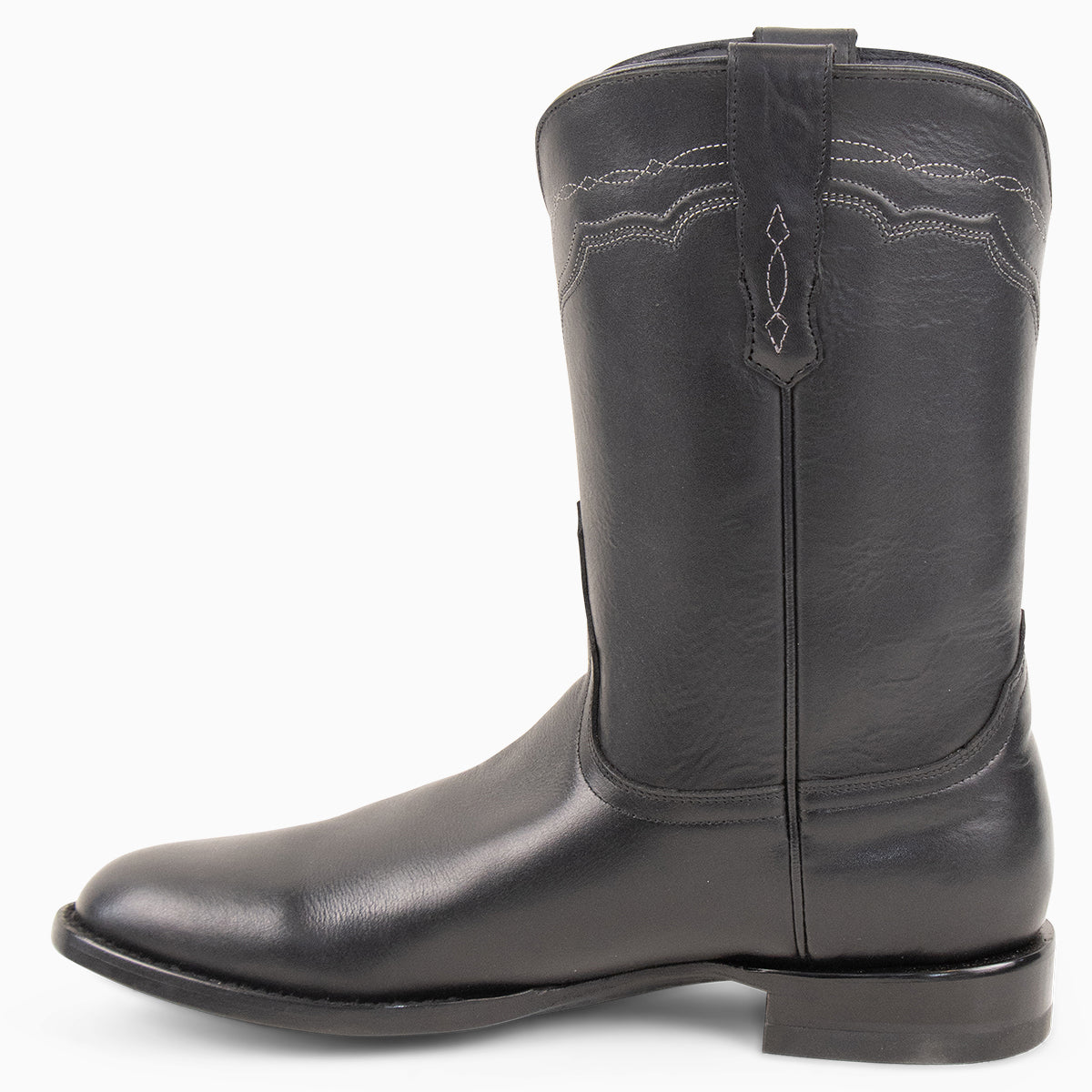 Black Jersey Cowhide - Round