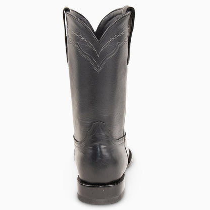Black Jersey Cowhide - Round