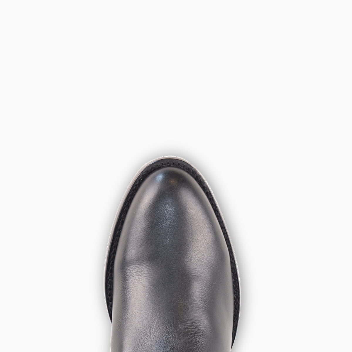 Black Jersey Cowhide - Round
